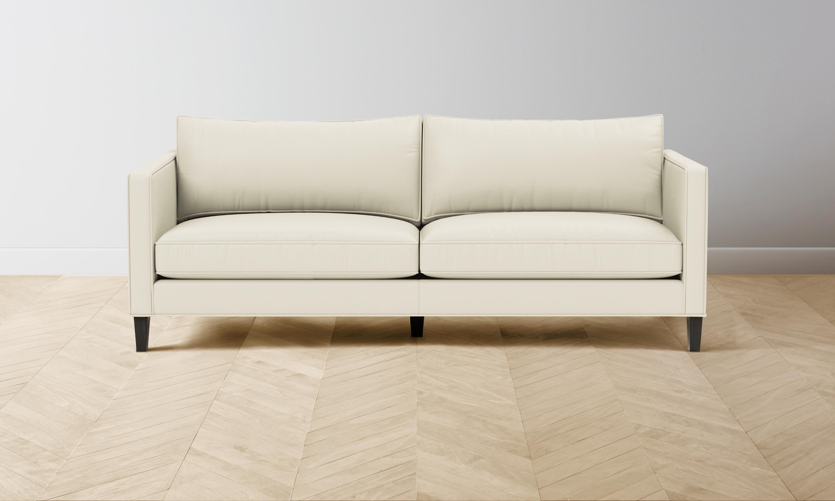 Premium Crosby Sofa - Genuine Pebbled Leather Upholstery, Swan Design - Perfect for Living Rooms, Lounges & Luxury Spaces