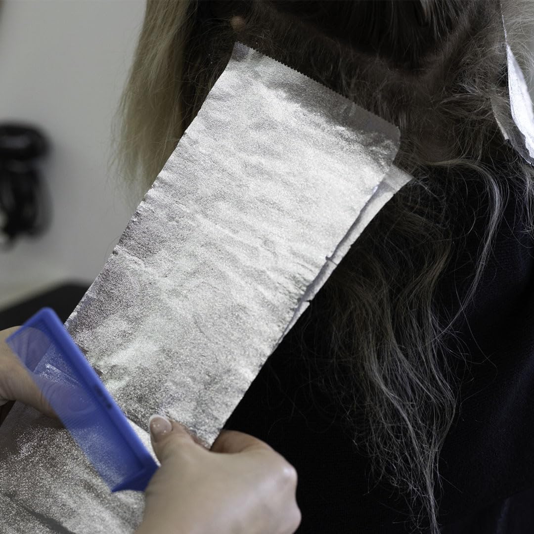 Premium Silver Aluminum Foil Sheets for Hair Coloring - 500 Pre-cut 5
