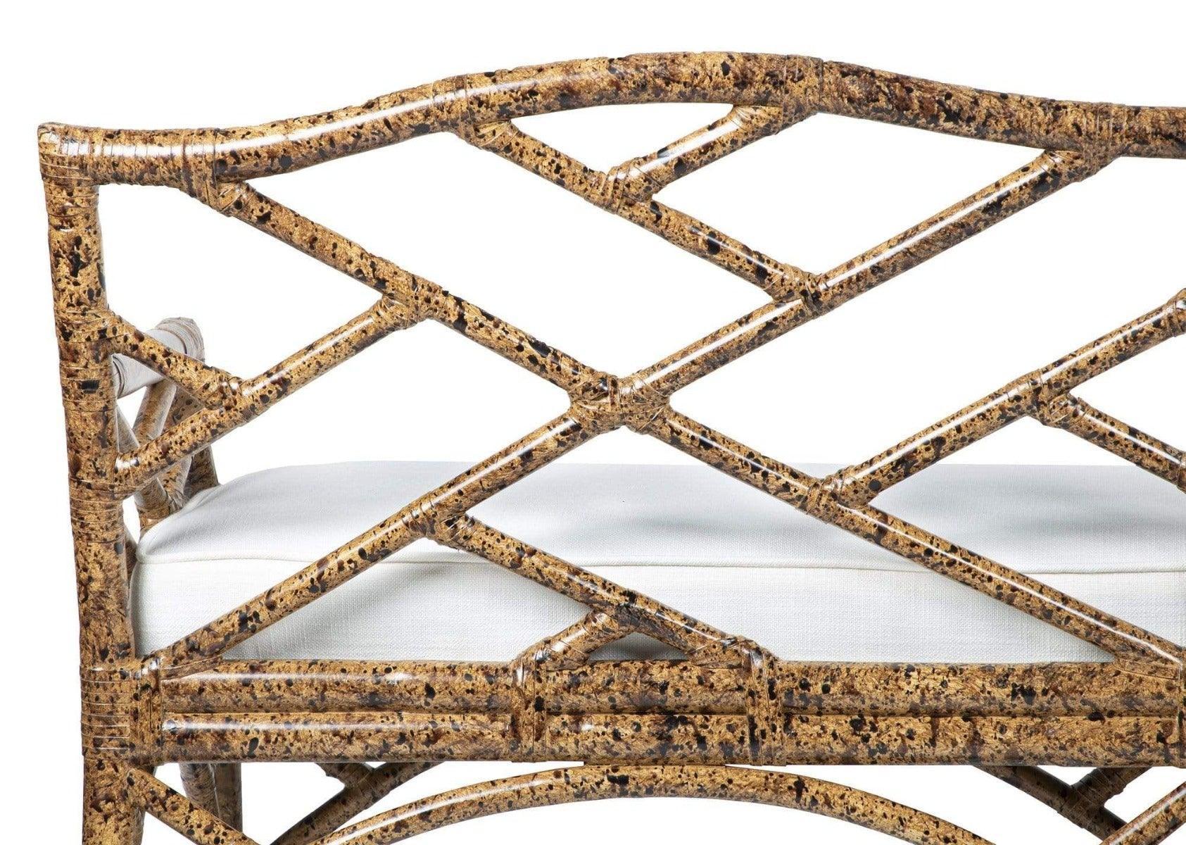 Chinese Chippendale Bench - Elegant Wooden Accent Bench with Carved Details | Perfect for Entryway, Bedroom, or Living Room Decor