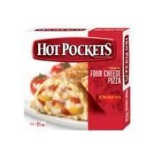 Nestle Hot Pockets Four Cheese Pizza Stuffed Sandwich, 9 Ounce (Pack of 8) - Frozen Snacks for Quick Meals, Lunch & On-the-Go Eating