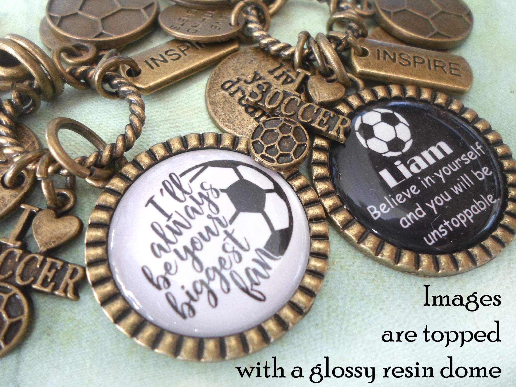Soccer Coach Thank You Gift Keychain - Inspirational Backpack Clip or Necklace for Soccer Lovers - Perfect Appreciation Present for Coaches, Players & Soccer Enthusiasts - Great for Games, Training & Team Events