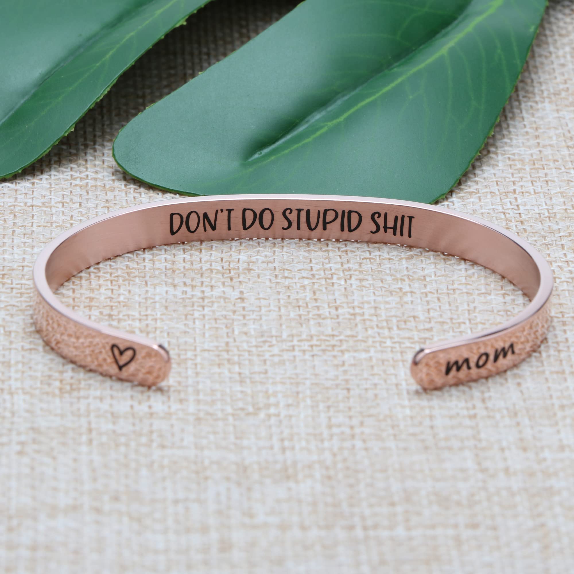 JoycuFF Stainless Steel Cuff Bracelet for Women - Elegant Bangle Gift for Mother, Mom, Wife - Perfect for Christmas, Birthday, Thanksgiving & Anniversary - Meaningful Year-Round Jewelry for Everyday Wear & Special Occasions