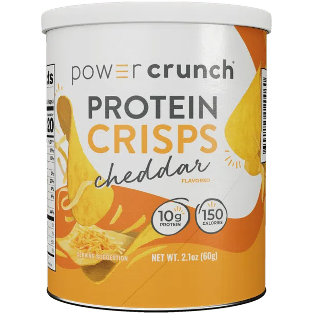 Power Crunch Protein Crisps - High Protein Snack Bars for Energy & Muscle Recovery - Perfect for Gym, Hiking & On-the-Go Nutrition