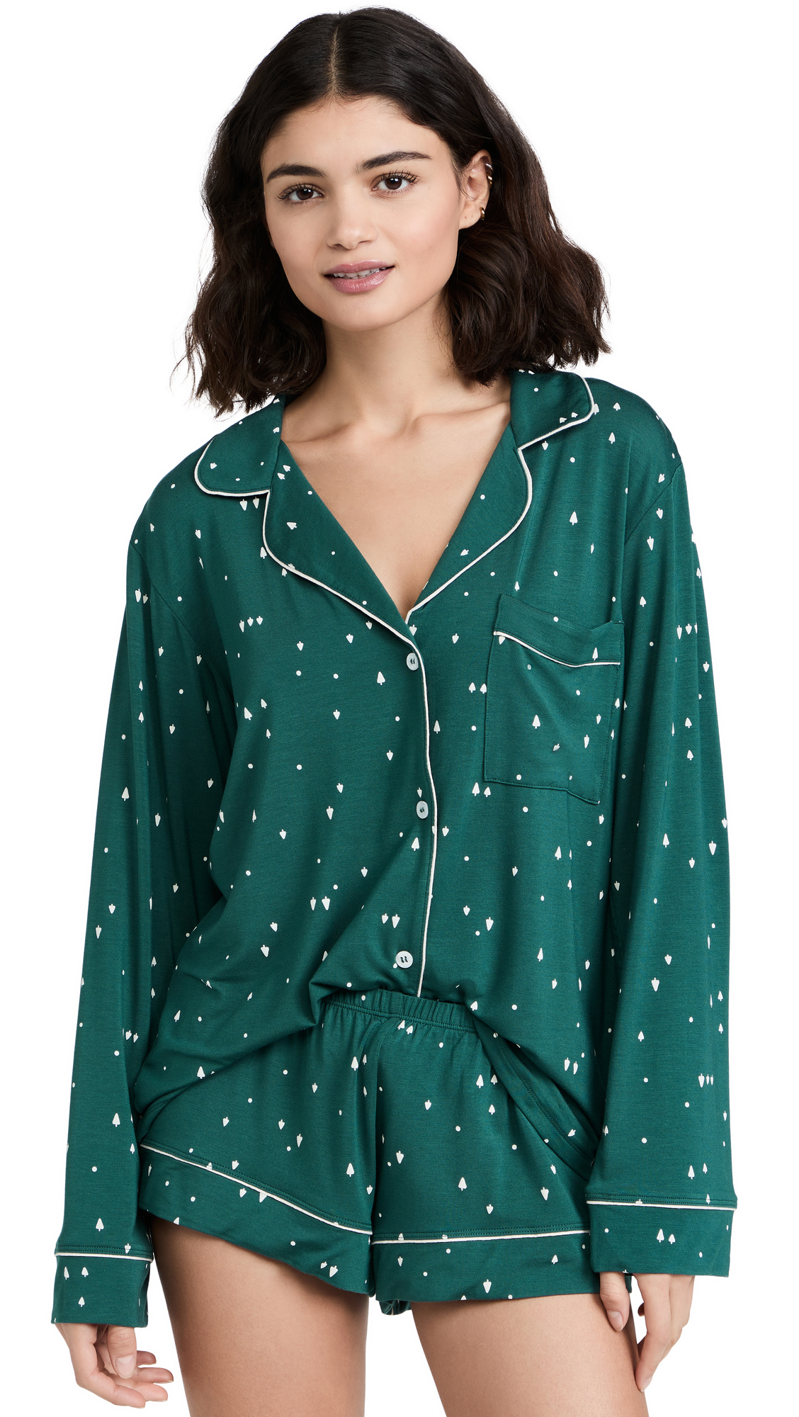Eberjey Women's Gisele Printed Shorts Pajama Set - Soft Cotton Sleepwear for Lounge & Vacation | Comfy Nightwear for Women