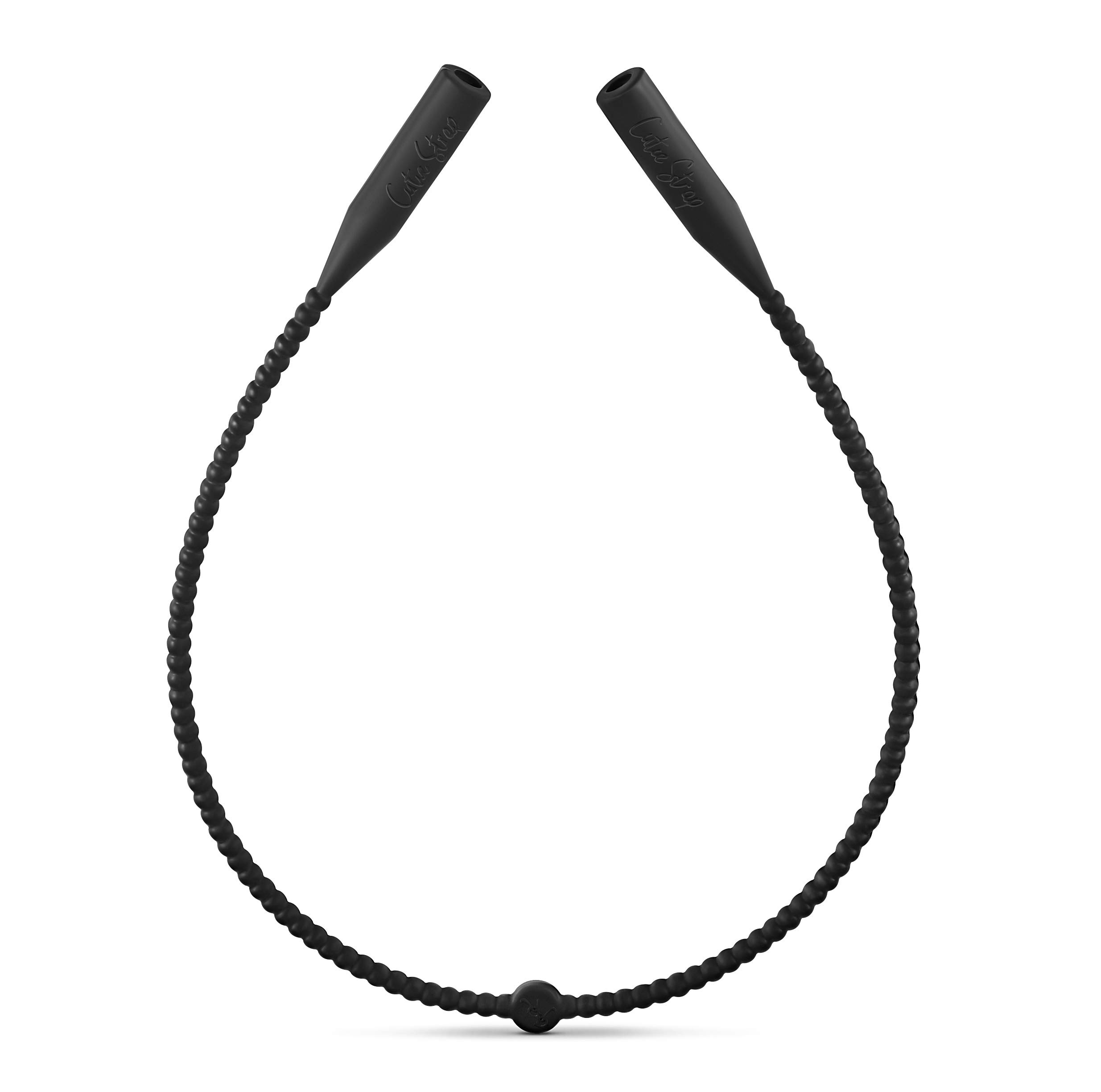 Ryan & Rose Cutie Strap Eyewear Retainer for Glasses - Adjustable & Comfortable Black Eyeglass Holder for Kids & Adults - Perfect for Sports, Reading & Daily Use