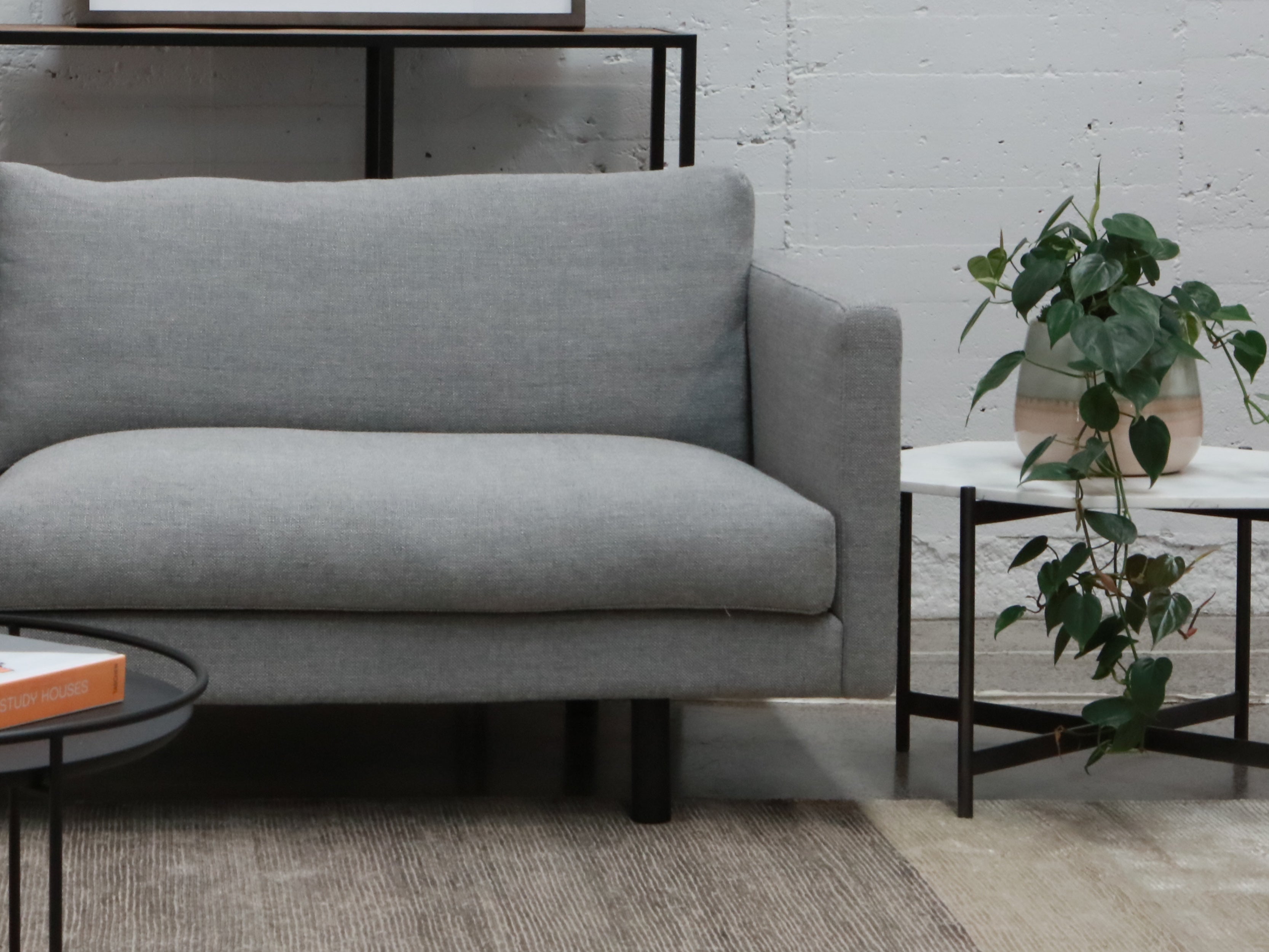 Modern Base Sofa - Comfortable and Stylish Living Room Furniture for Small Spaces | Perfect for Apartments, Studios, and Cozy Homes