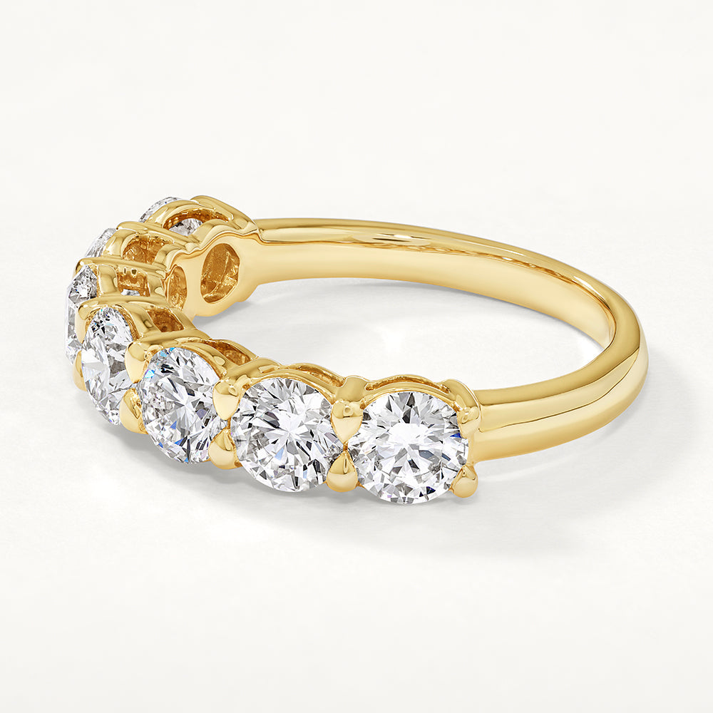 1.00ct Lab Grown Diamond Round Engagement Ring in 10k White Gold - Perfect for Proposals, Anniversaries & Wedding Bands