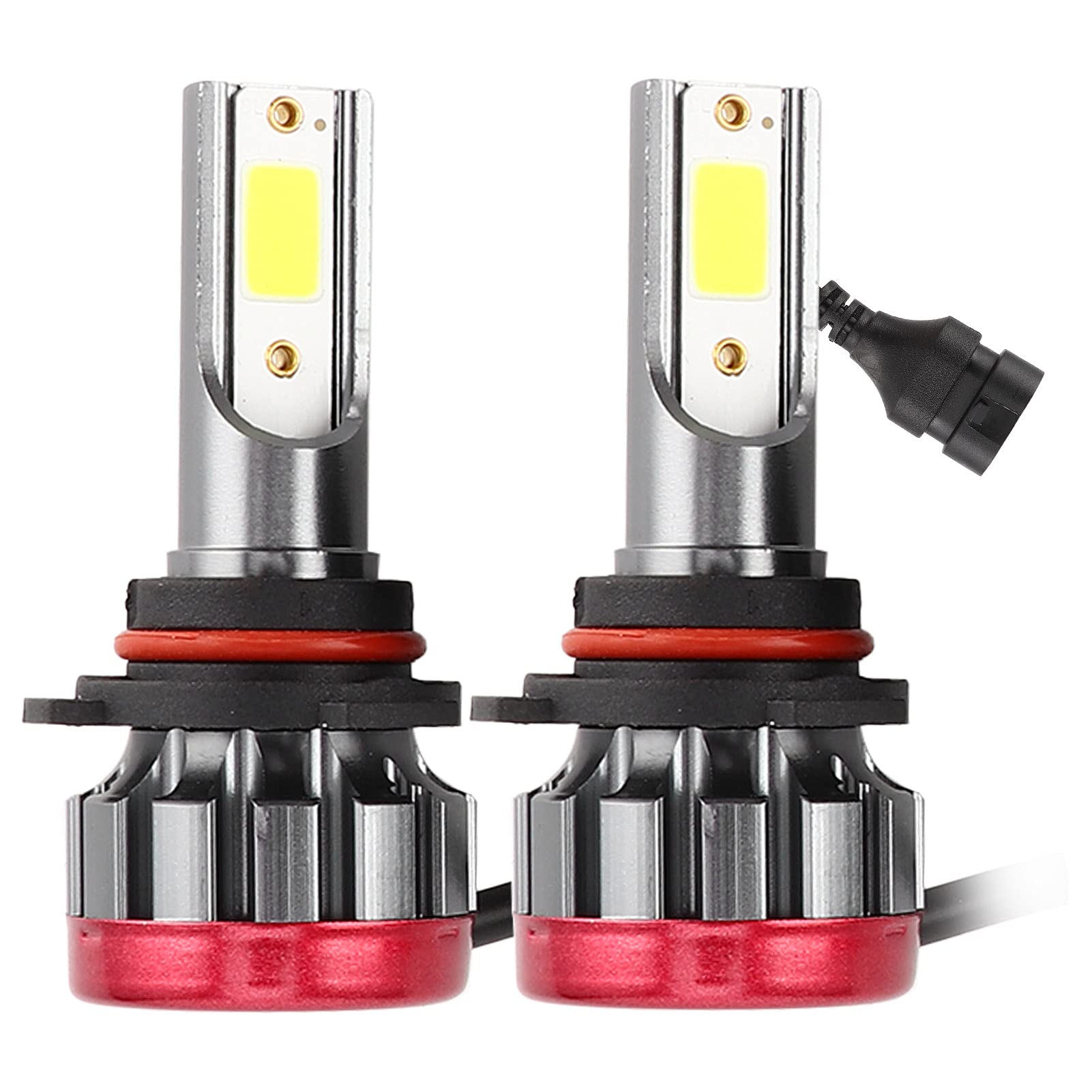 2PCS 9006/HB4 LED Headlight Bulbs - 3000LM 30W EV19 Fog Lamp Replacement - Bright White Light for Cars, Trucks, SUVs - Perfect for Night Driving & Low Visibility Conditions