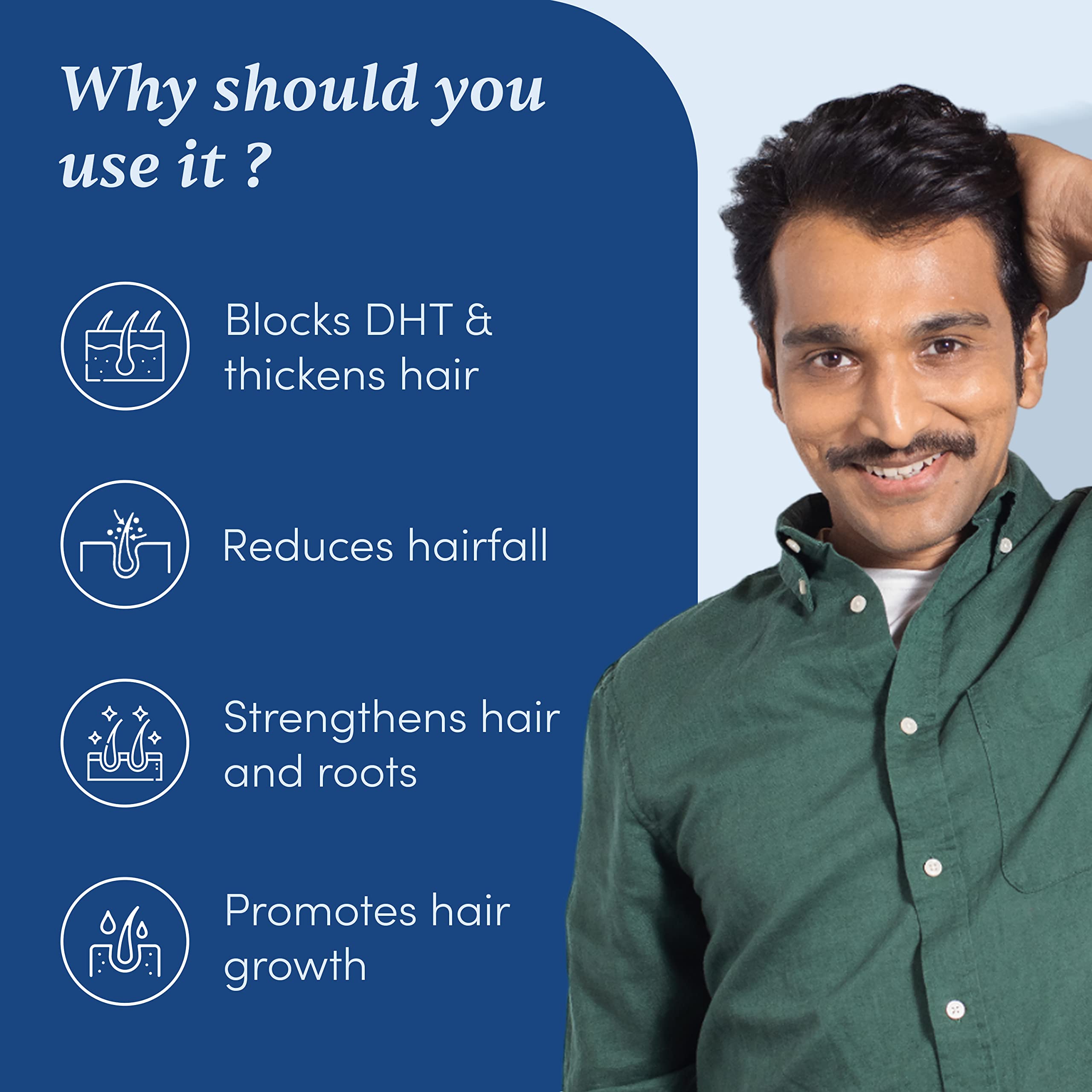 Man Matters Hair Growth Pack - Biotin Hair Gummies (30 Count) & Advanced Hair Serum (30ml) | Sugar-Free Supplement for Men | Stimulates Follicles & Promotes Healthy Hair Growth | Perfect for Thinning Hair & Daily Hair Care Routine
