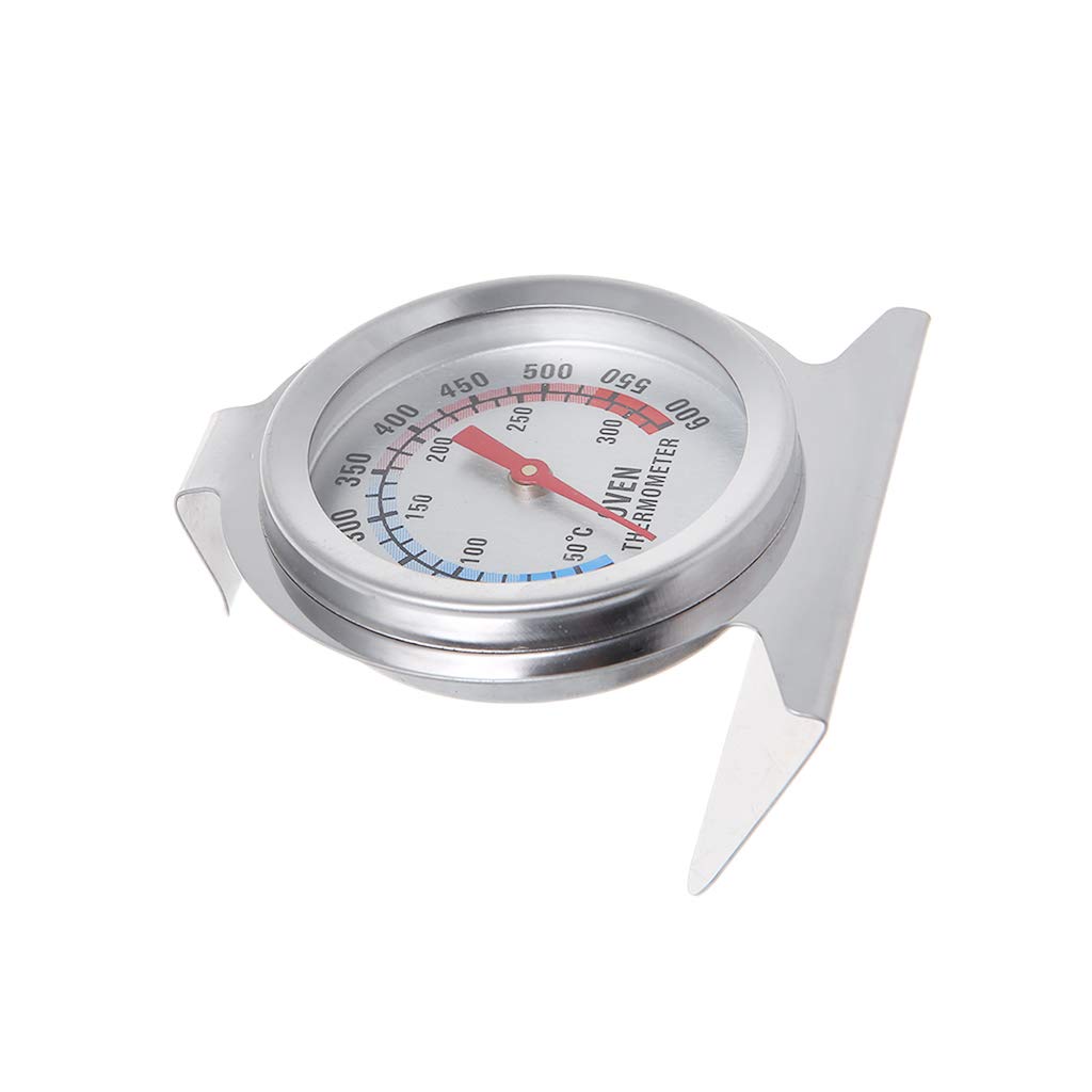 Youngy Dial Stainless Steel Oven Thermometer - High Accuracy Temperature Gauge for Baking, Cooking, Roasting - Perfect for Kitchen, BBQ, Pizza Oven & Home Baking Supplies