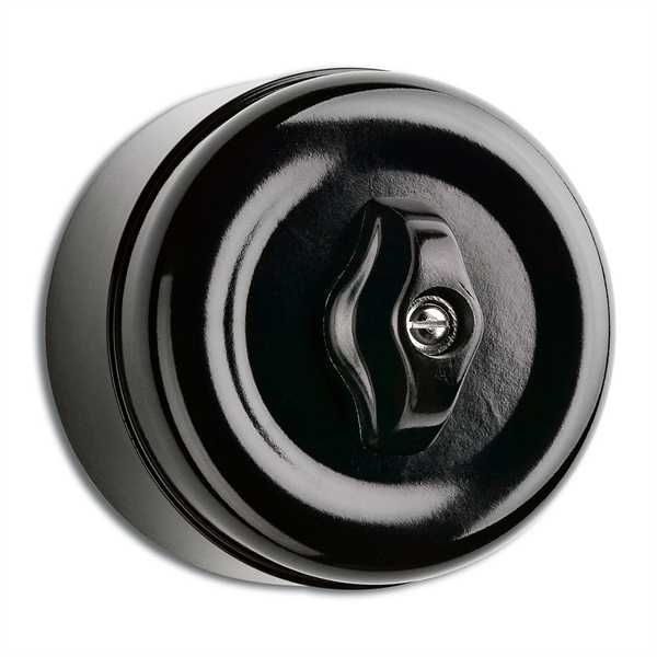 Korsström Switch (Rotary) Bakelite Surface Mount - Perfect for Industrial Control Panels and Electrical Cabinets
