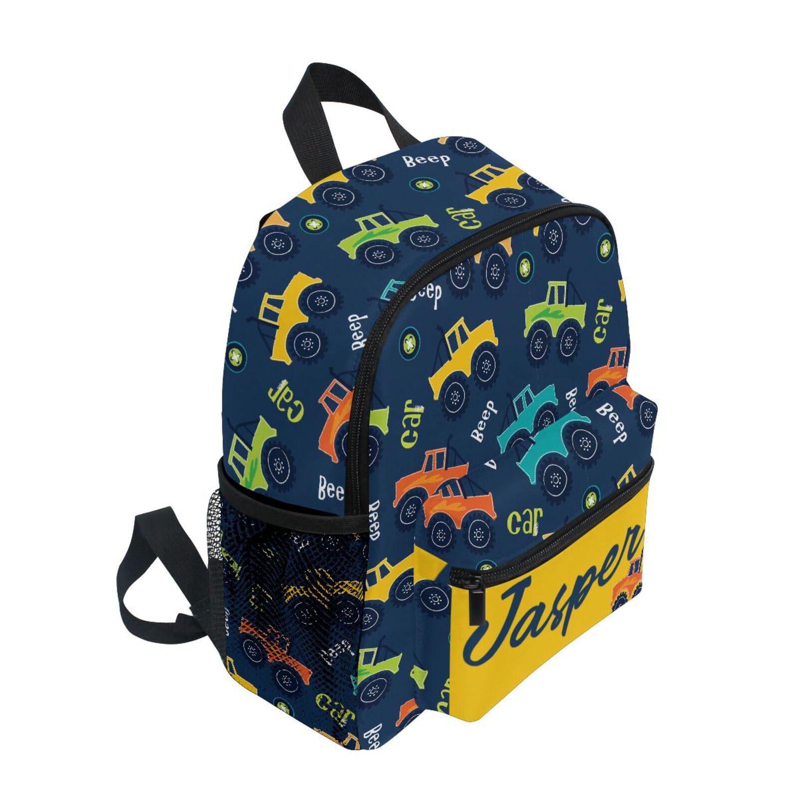 Personalized MCHIVER Toddler Backpack for Boys & Girls - Custom Kids School Bookbag for Preschool, Daycare, Travel & Camping | Durable & Cute Backpack for 3-5 Year Olds