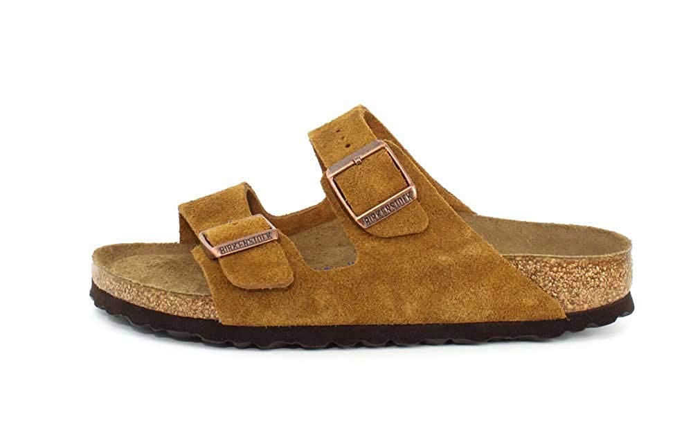 Birkenstock Arizona SFB Mink Sandals Size 40 - Comfortable Cork Footbed Slides for Women & Men | Perfect for Casual Wear, Beach, and Everyday Use