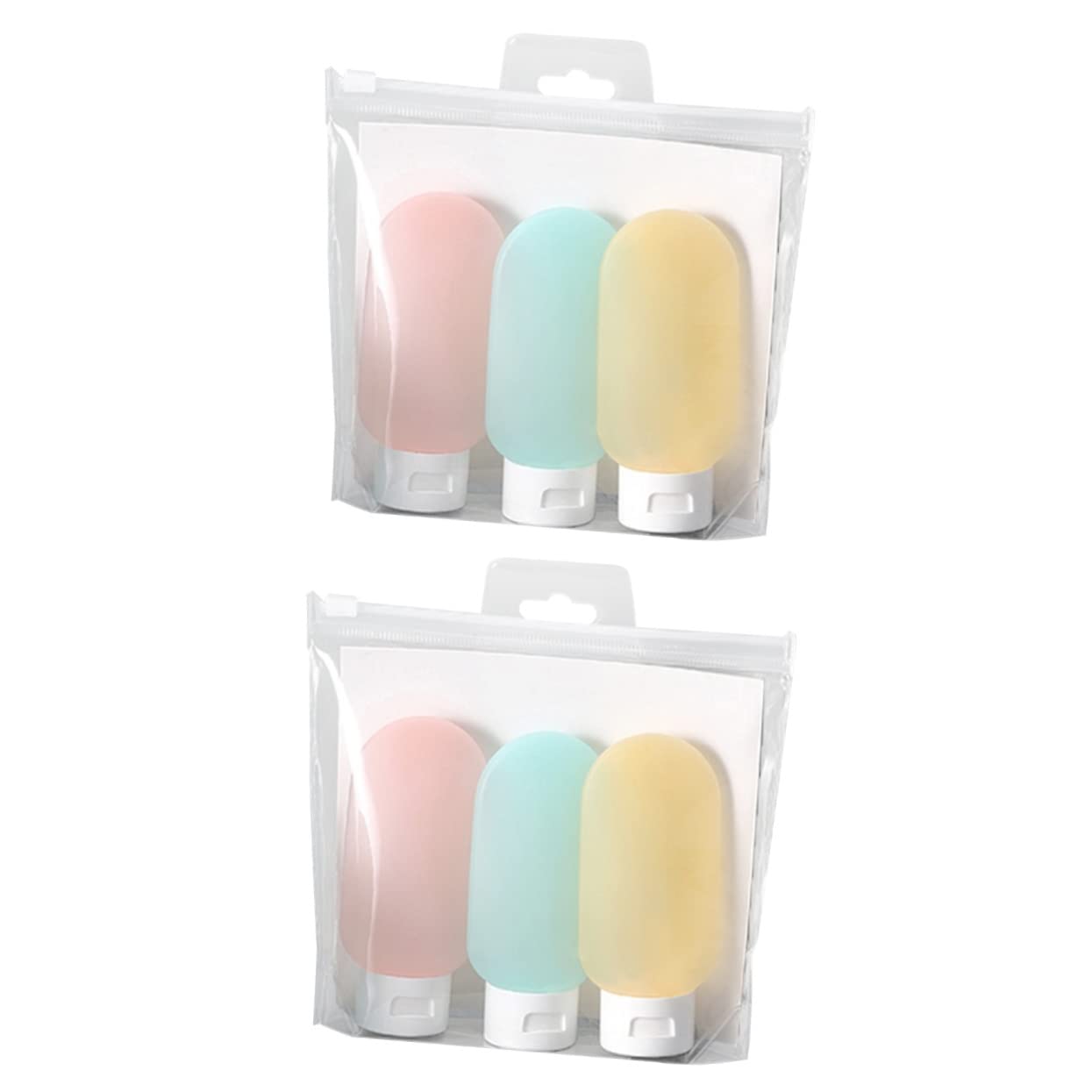 Minkissy 2-Pack Travel Bottle Set - Leak-Proof Plastic Containers for Toiletries, Shampoo, Lotion & Essential Oils | TSA Approved, BPA-Free, Perfect for Air Travel, Gym & Vacation Organization