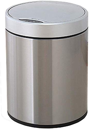 BYCDD Stainless Steel Trash Can with Lid - 13 Gallon Foot Pedal Garbage Bin for Kitchen, Bathroom & Office - Odor-Proof Waste Basket for Home & Commercial Use