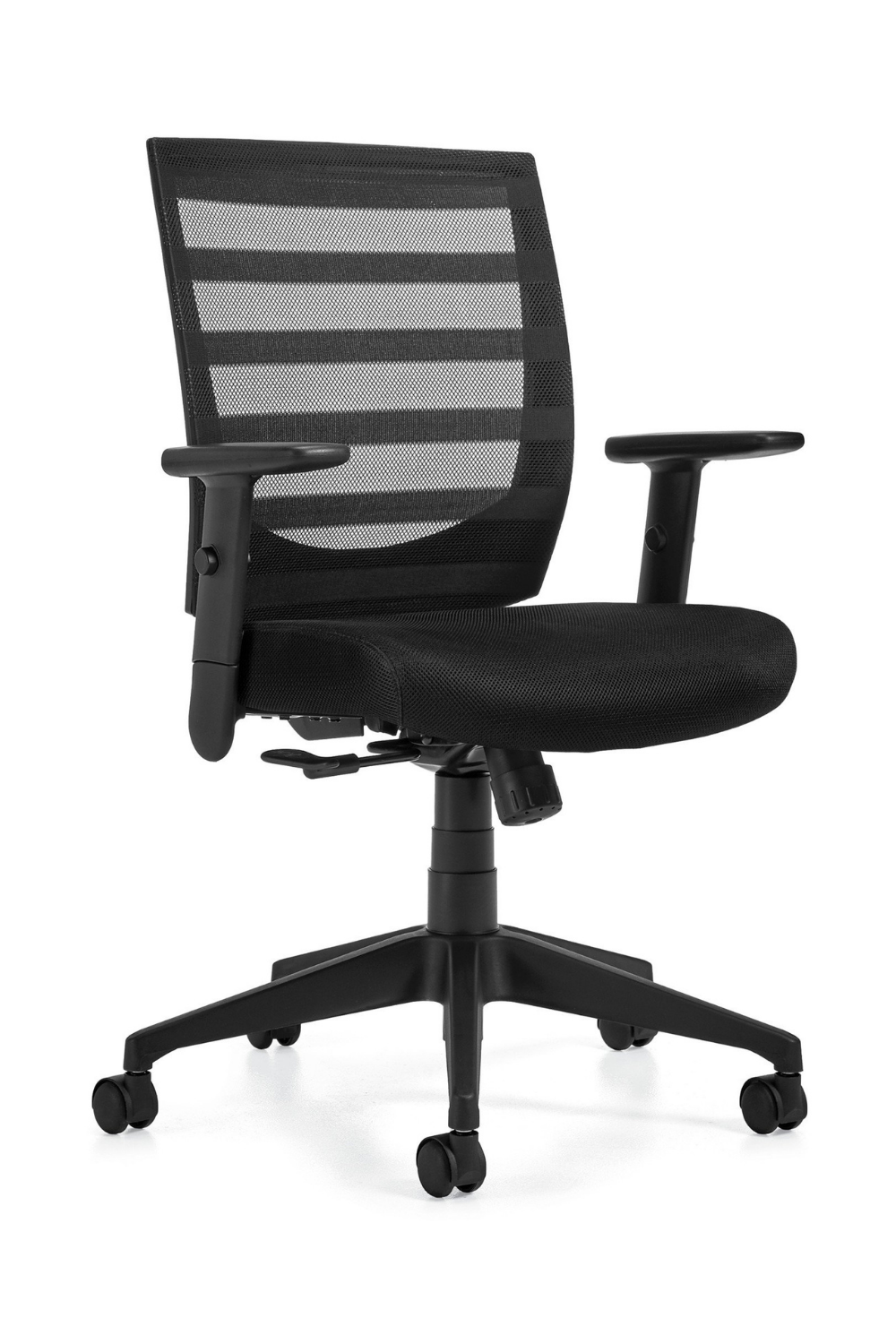 OTG11921B Mid Back Mesh Office Chair with Tilt Function - Ergonomic Adjustable Swivel Task Chair for Home & Office Workspace