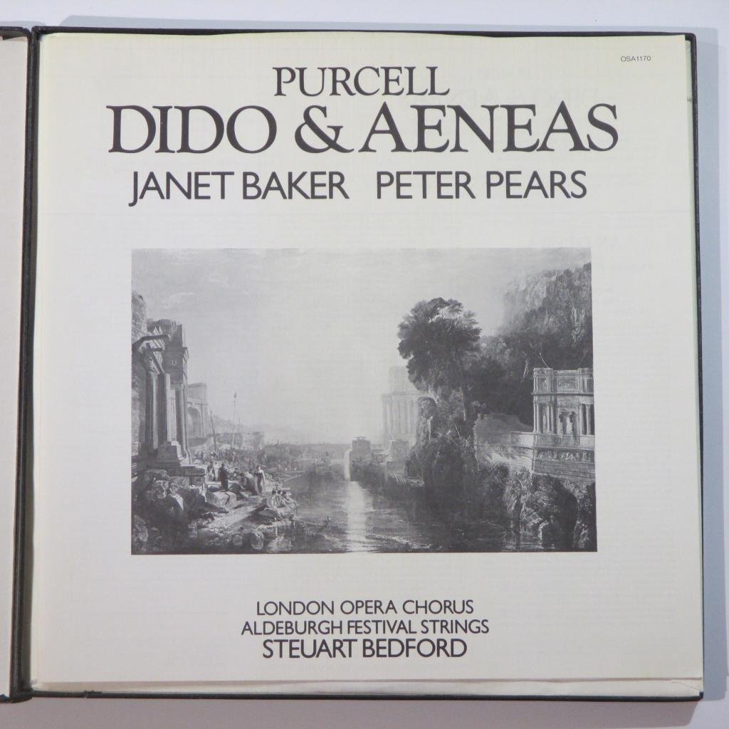 Henry Purcell - Dido & Aeneas Opera CD Box Set with Janet Baker & Peter Pears | London Opera Chorus & Aldeburgh Festival Strings | Includes Libretto & Text Booklet | Perfect for Classical Music Lovers & Opera Enthusiasts