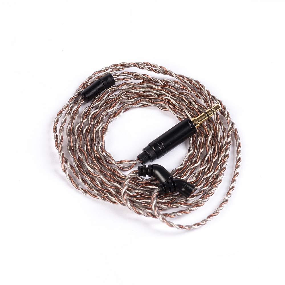 Yinyoo 4 Core Silver Plated Copper Upgrade Cable for BLON BL-03 IEM - High Fidelity Audio for Music Lovers & Audiophiles