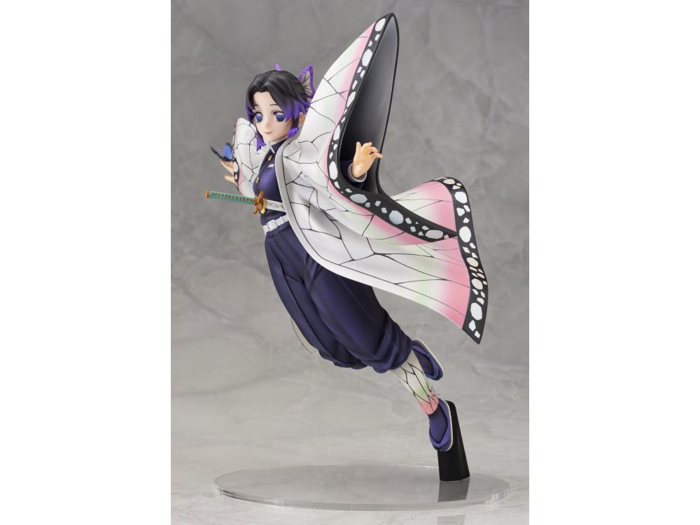 Aoshima 1/7 Scale Figure - Demon Slayer Kimetsu no Yaiba Shinobu Kocho Anime Collectible Statue for Home Display & Anime Fans Gift