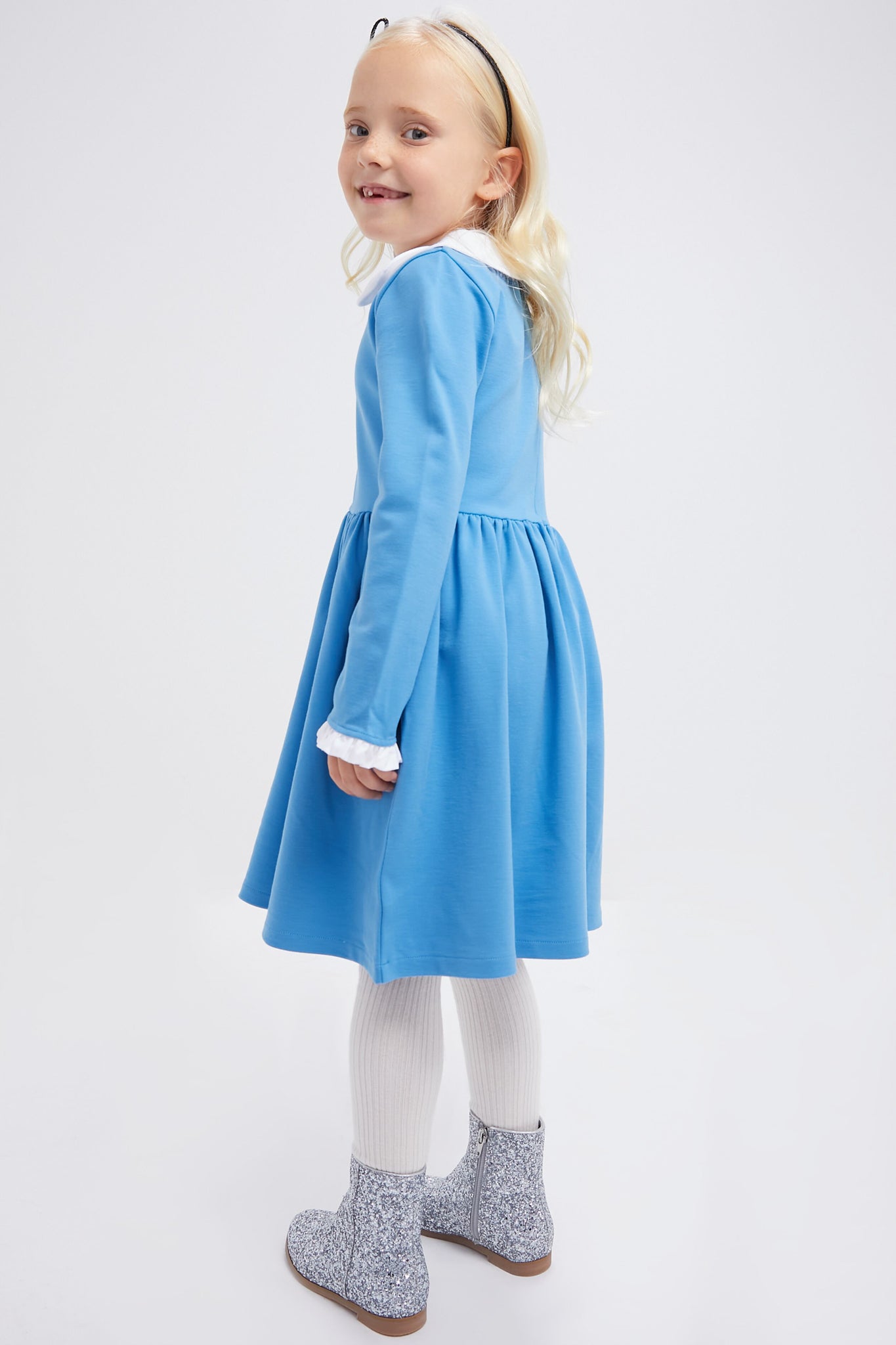 Blue Marta Dress for Women - Elegant Casual & Party Wear - Perfect for Weddings, Dates & Special Occasions