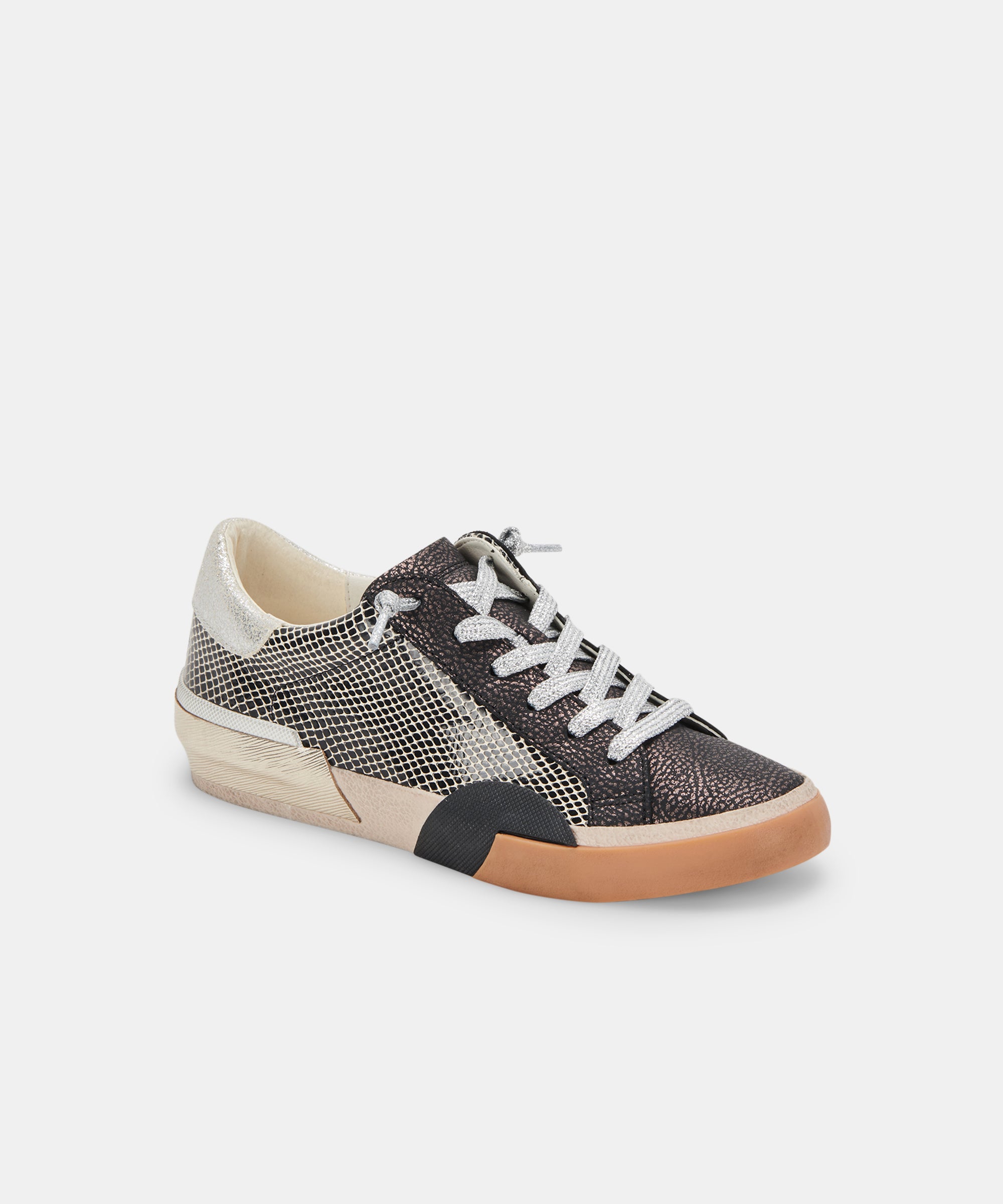 ZINA SNEAKERS MERCURY LEATHER - Women's Fashion Sneakers for Casual Wear, Walking & Everyday Comfort | Stylish & Lightweight Shoes for Work, Travel & Outfits
