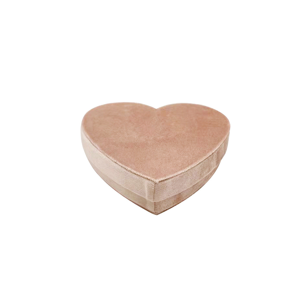 Velvet Heart-Shaped Jewelry Box for Rings, Necklaces & Earrings - Perfect for Valentine's Day Gifts, Wedding Proposals & Romantic Surprises