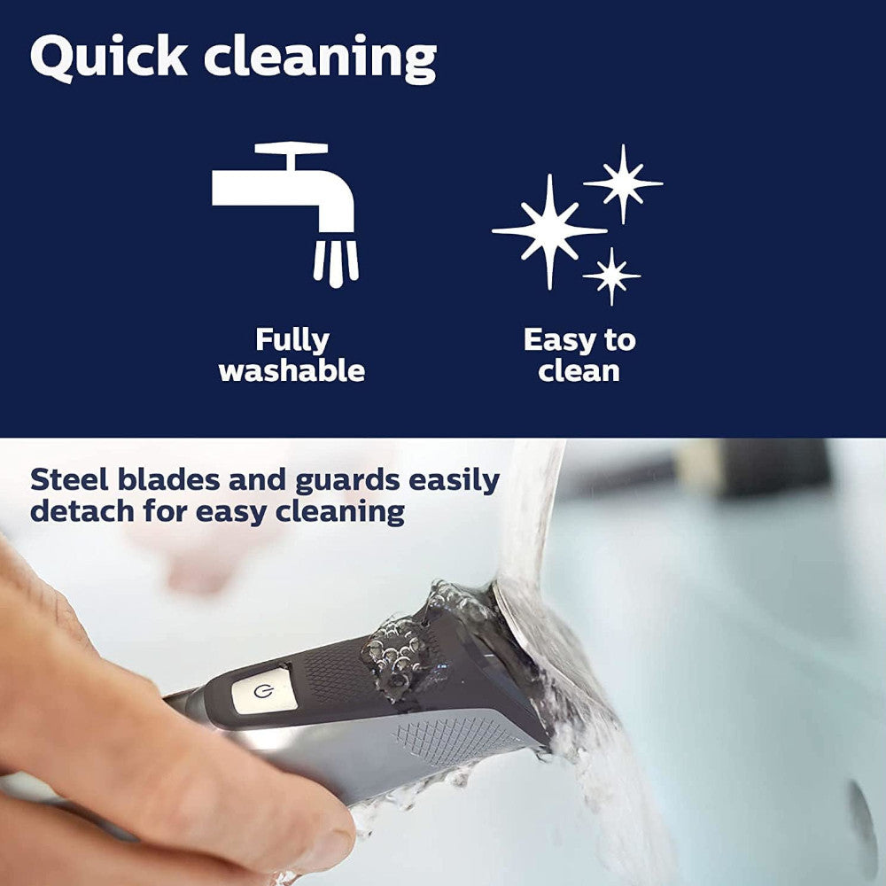 PHILIPS MG5750/18 Multigroom 5000 All-in-One Trimmer for Face, Head & Body Grooming - Perfect for Men's Beard, Hair & Body Shaving at Home or Travel