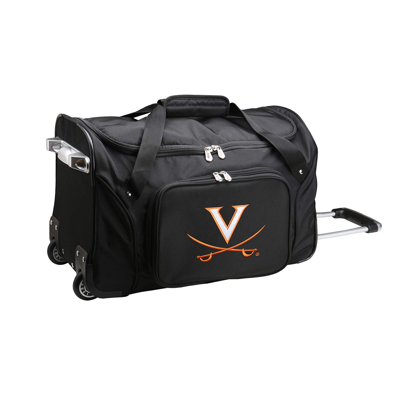 NCAA Wheeled Duffel Bag 22-inch - Large Rolling Sports Travel Bag for College Team Gear, Gym Equipment & Weekend Getaways