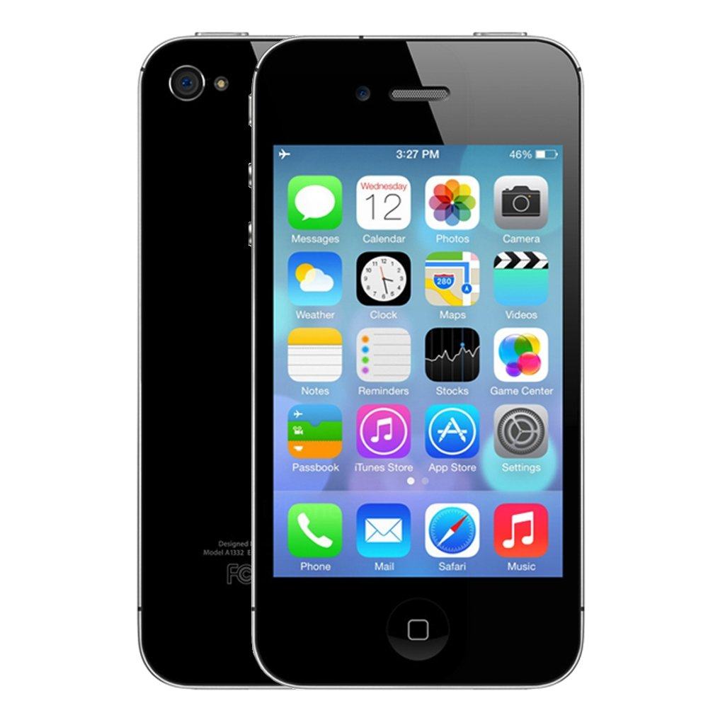 Original iPhone 4S 16GB/32GB/64GB Unlocked Smartphone - Apple iOS, 8MP Camera, Siri - Perfect for Business, Travel & Everyday Use