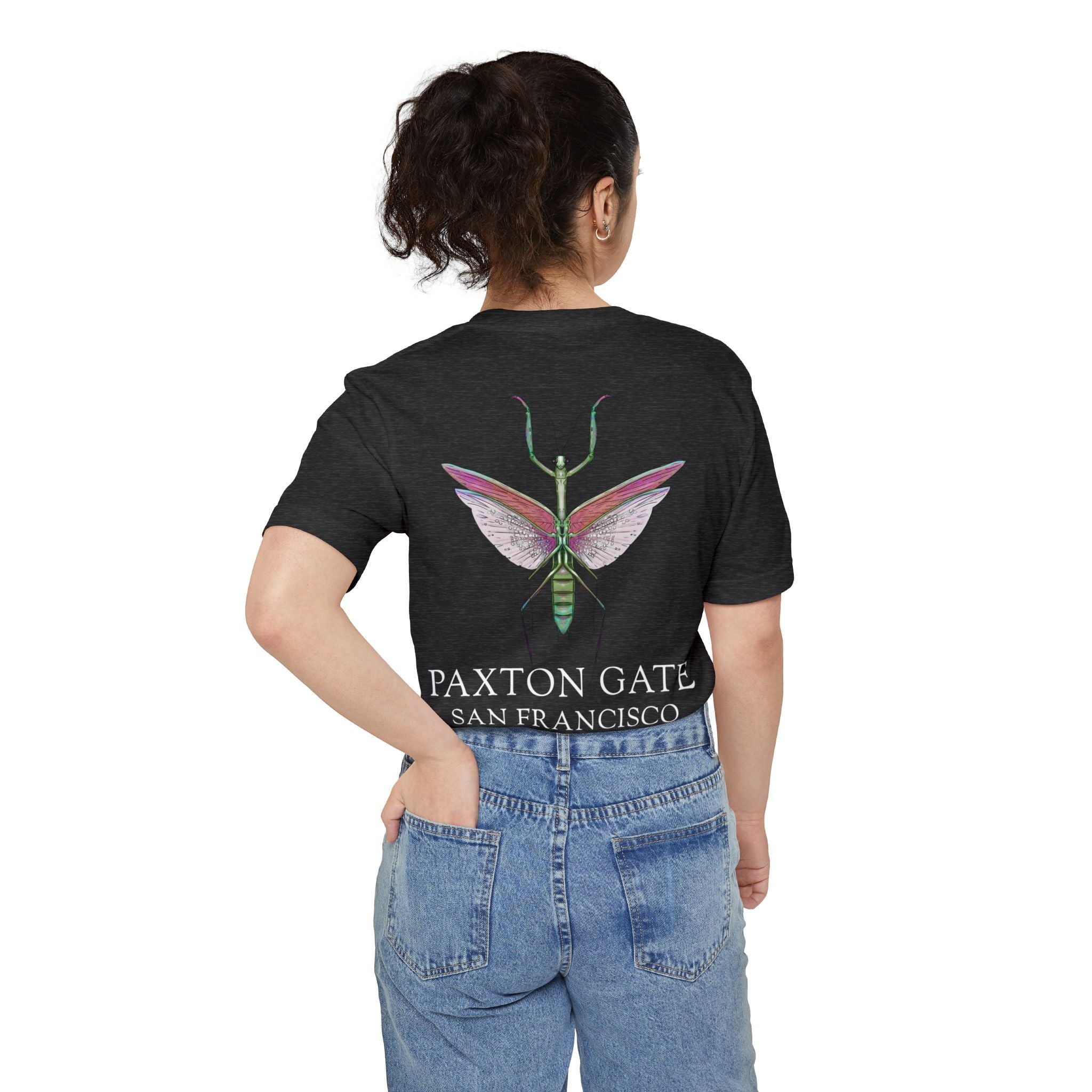 Unisex Mantis Pocket T-Shirt by Kris Struble - Stylish Graphic Tee for Men & Women | Perfect for Casual Wear, Street Fashion & Everyday Outfits