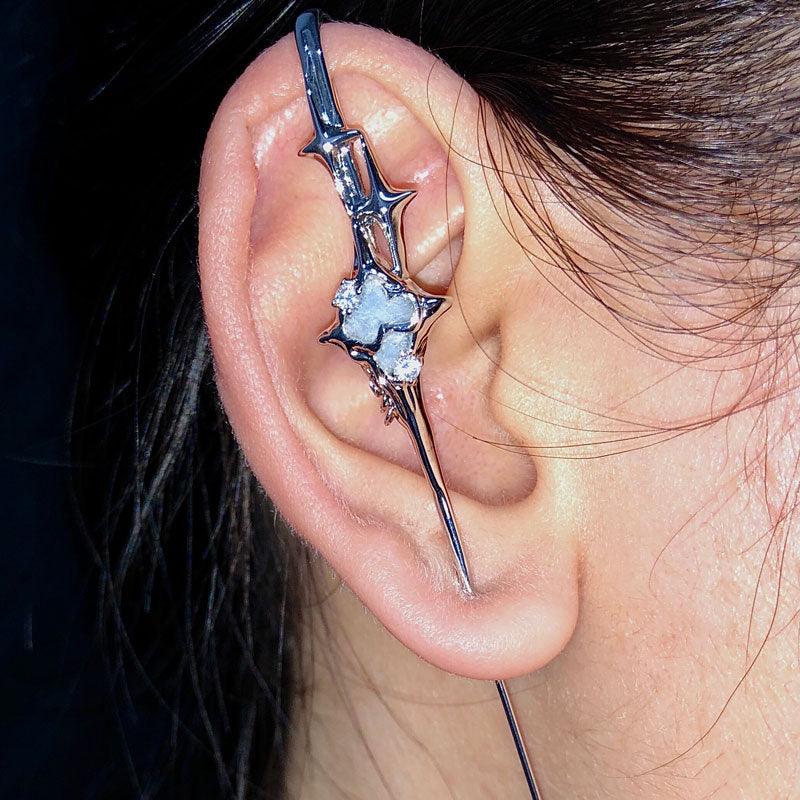 18K Platinum Plated Wool Needle Earrings for Cartilage Piercing - Hypoallergenic Body Jewelry for Women & Men - Perfect for Everyday Wear, Parties & Special Occasions