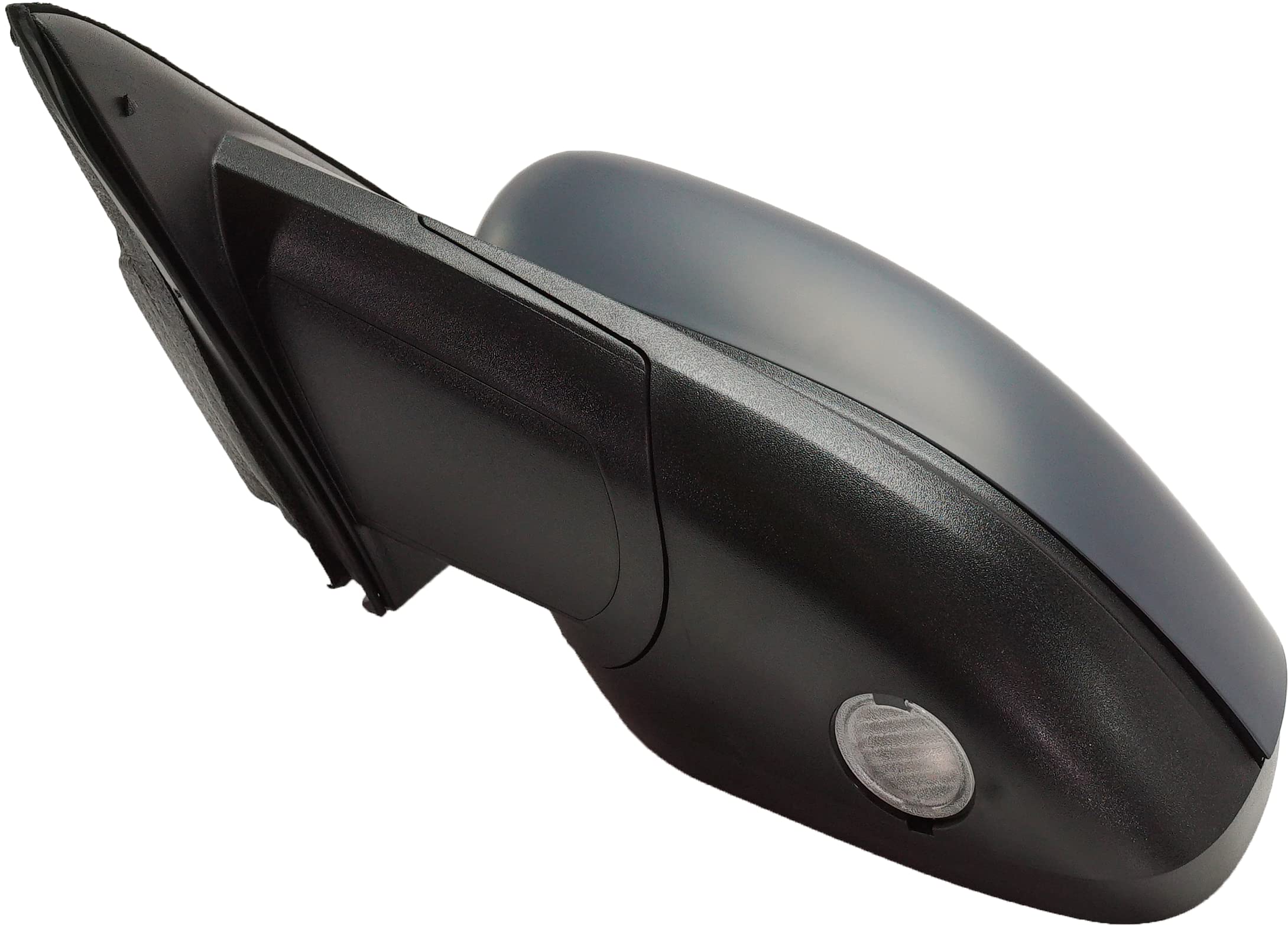 Heated Power Side Mirror with Turn Signal & Blind Spot Monitor for 2010-2019 Ford Taurus - Driver Side, Memory Function, Puddle Lamp, Paintable (Build Date Before May 2010) - Perfect for Winter Driving & Nighttime Safety