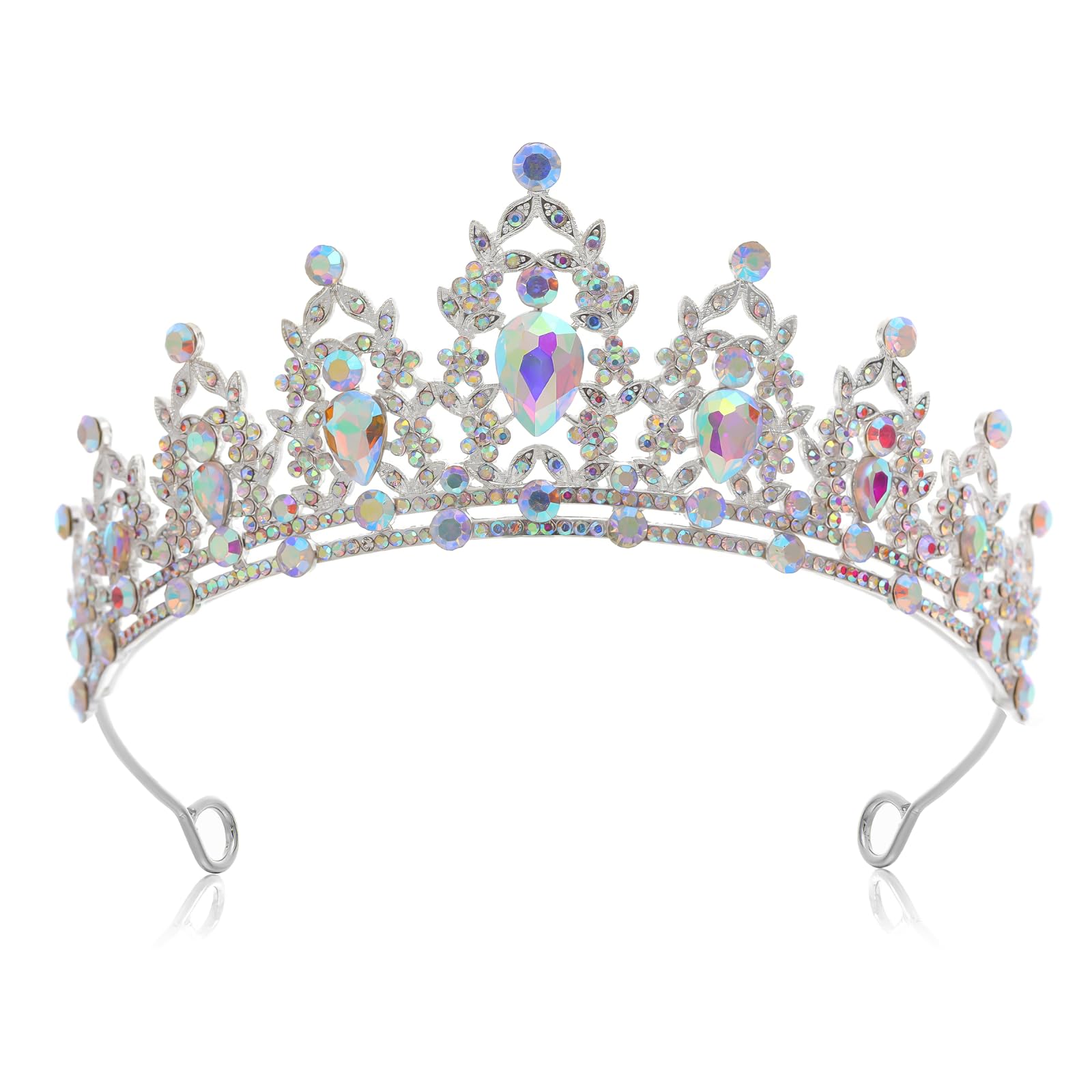Sparkling Tiara Crown for Women - Elegant Rhinestone Headband Hair Accessories for Birthday, Wedding, Party & Costume | Perfect for Brides, Prom, Pageants & Special Occasions