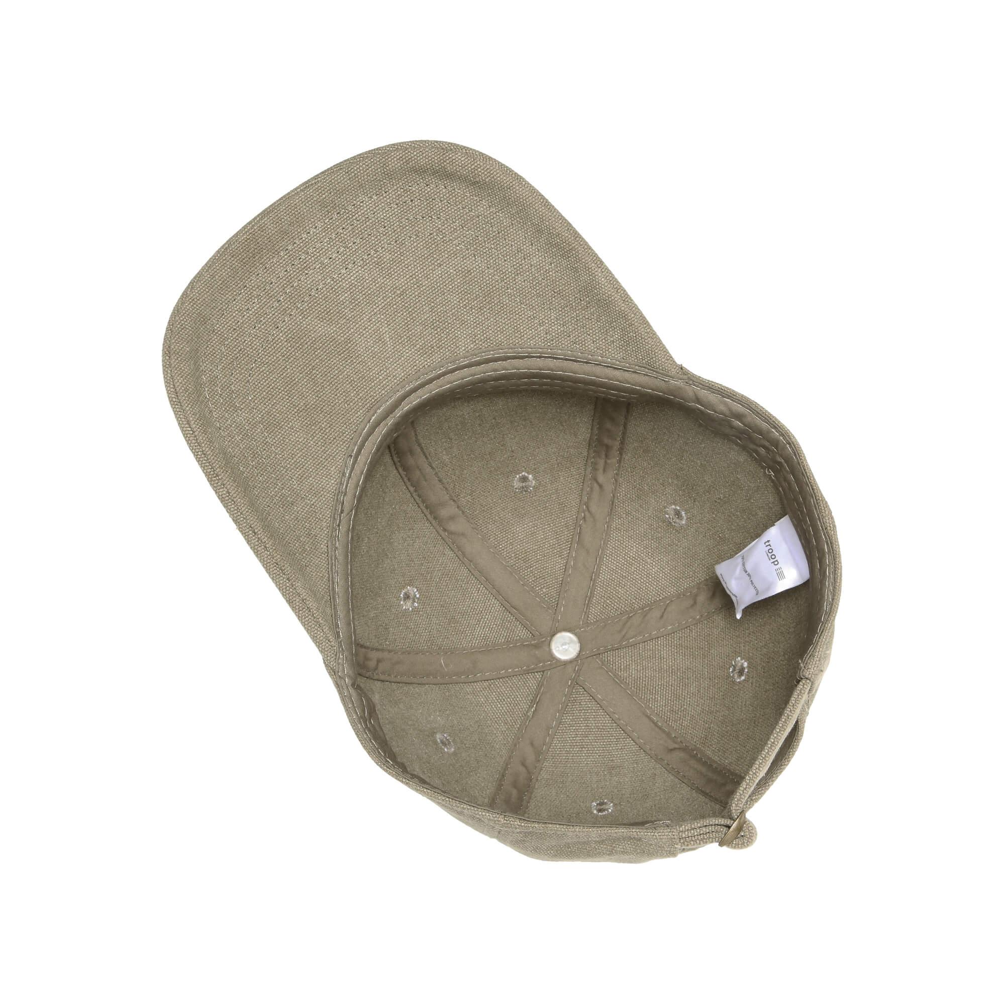 TRP0504 Troop London Canvas Baseball Cap - Adjustable Outdoor Sun Hat for Men & Women - Perfect for Hiking, Running, and Beach Activities