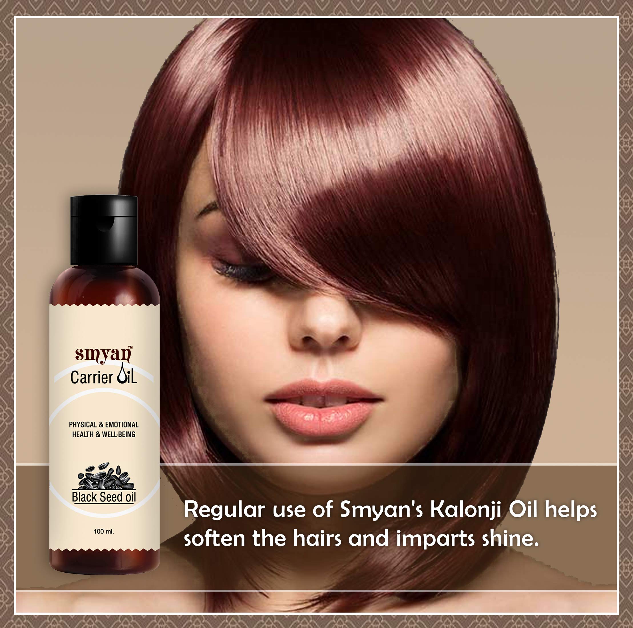 Pure Cold Pressed Black Seed Oil (Kalonji Oil) for Hair Growth - 100ml | Natural Hair Care Treatment for Thicker, Healthier Hair | Perfect for Scalp Massage & DIY Hair Masks