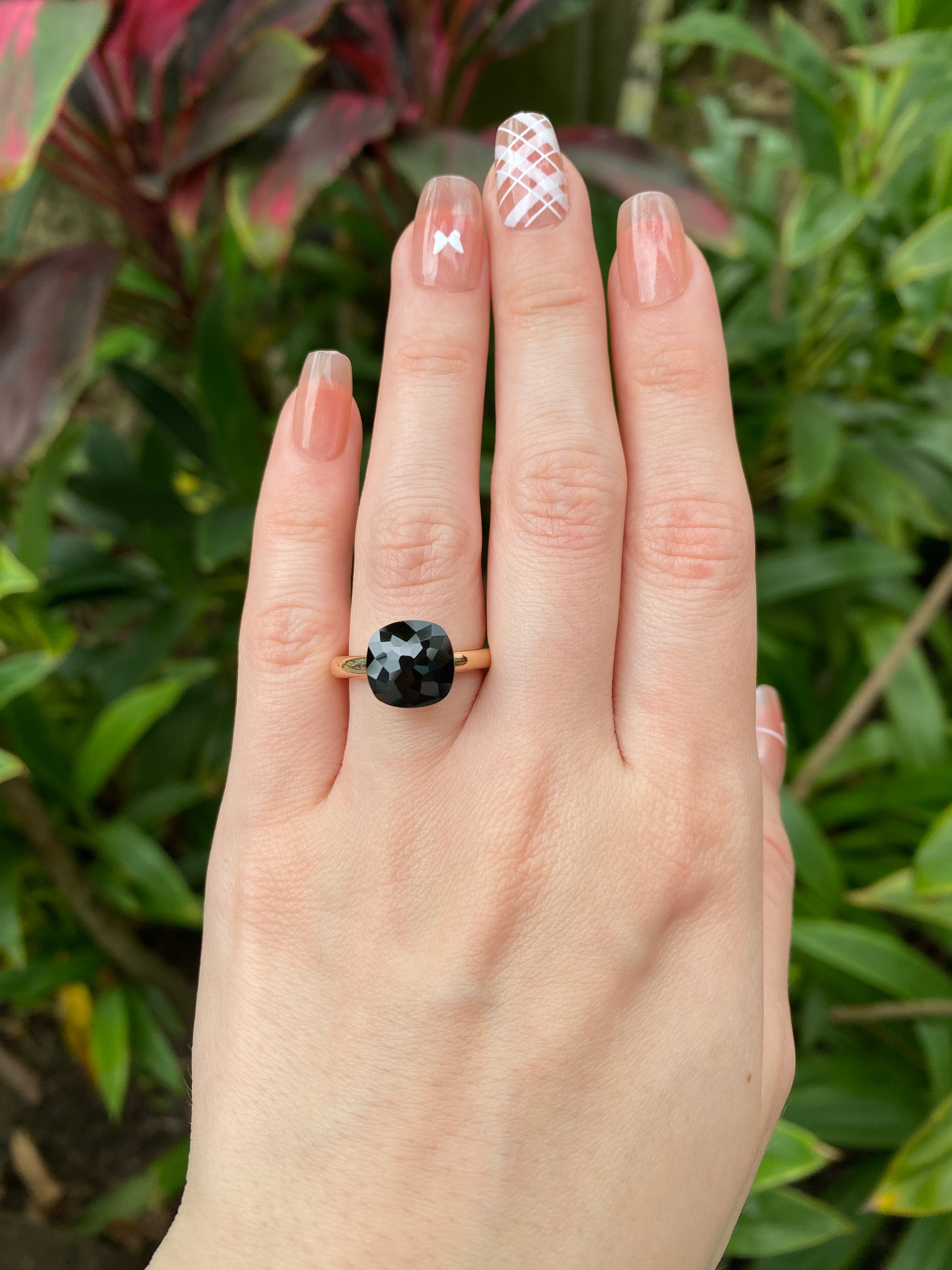 Natural Black Onyx 7.46ct Sterling Silver Ring for Women - Elegant Gemstone Jewelry for Everyday Wear, Gift & Special Occasions