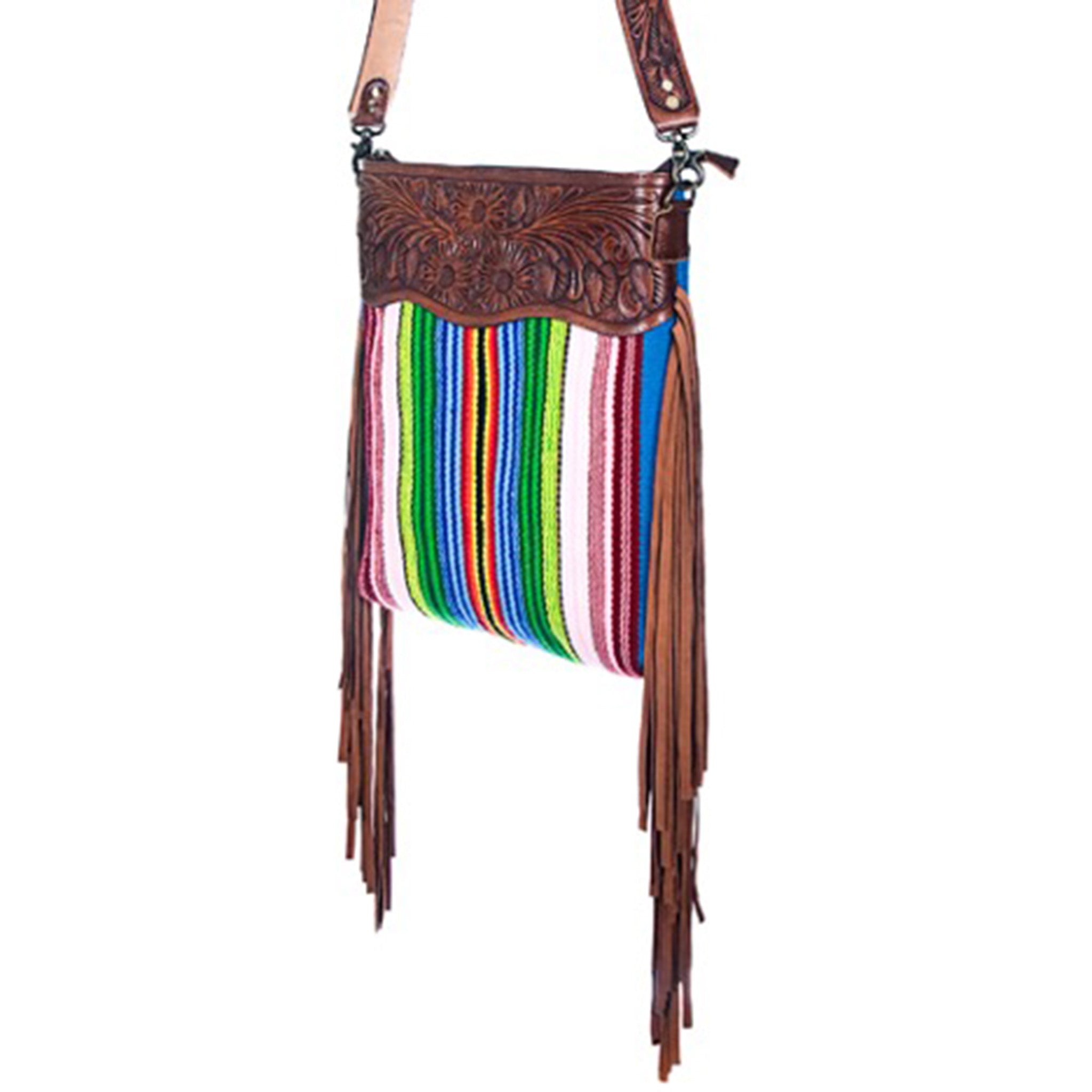 American Darling Concealed Carry Purse - Multicolor Fringe Blanket Handbag for Women | Perfect for Outdoor Adventures, Travel & Everyday Use