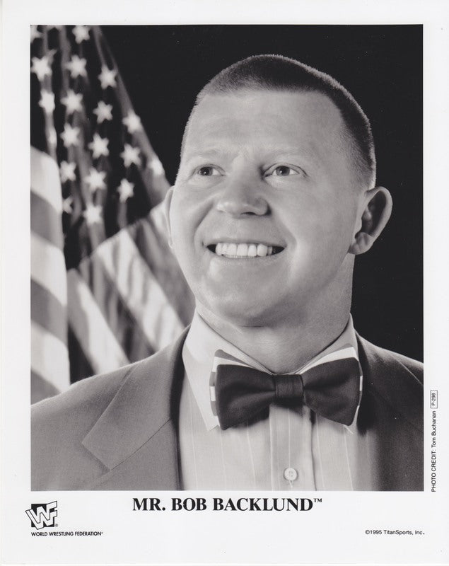 1995 Mr. Bob Backlund P298 b/w Wrestling Trading Card - Vintage WWE Collectible for Fans & Card Game Enthusiasts | Perfect for Display, Trading, and Memorabilia Collections