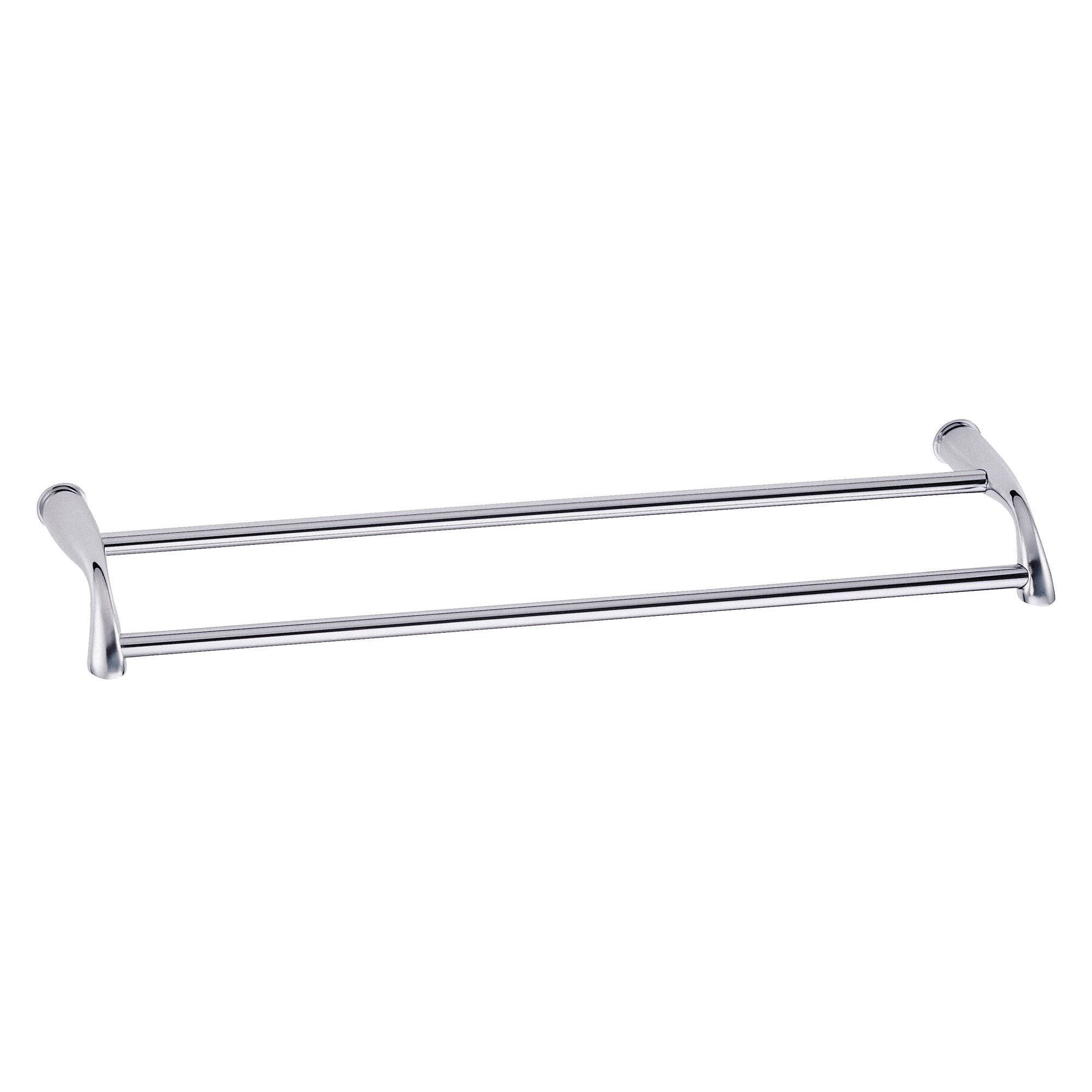 Danze Plymouth 24-Inch Chrome Double Towel Bar - Bathroom Towel Holder for Spa, Hotel & Home Decor