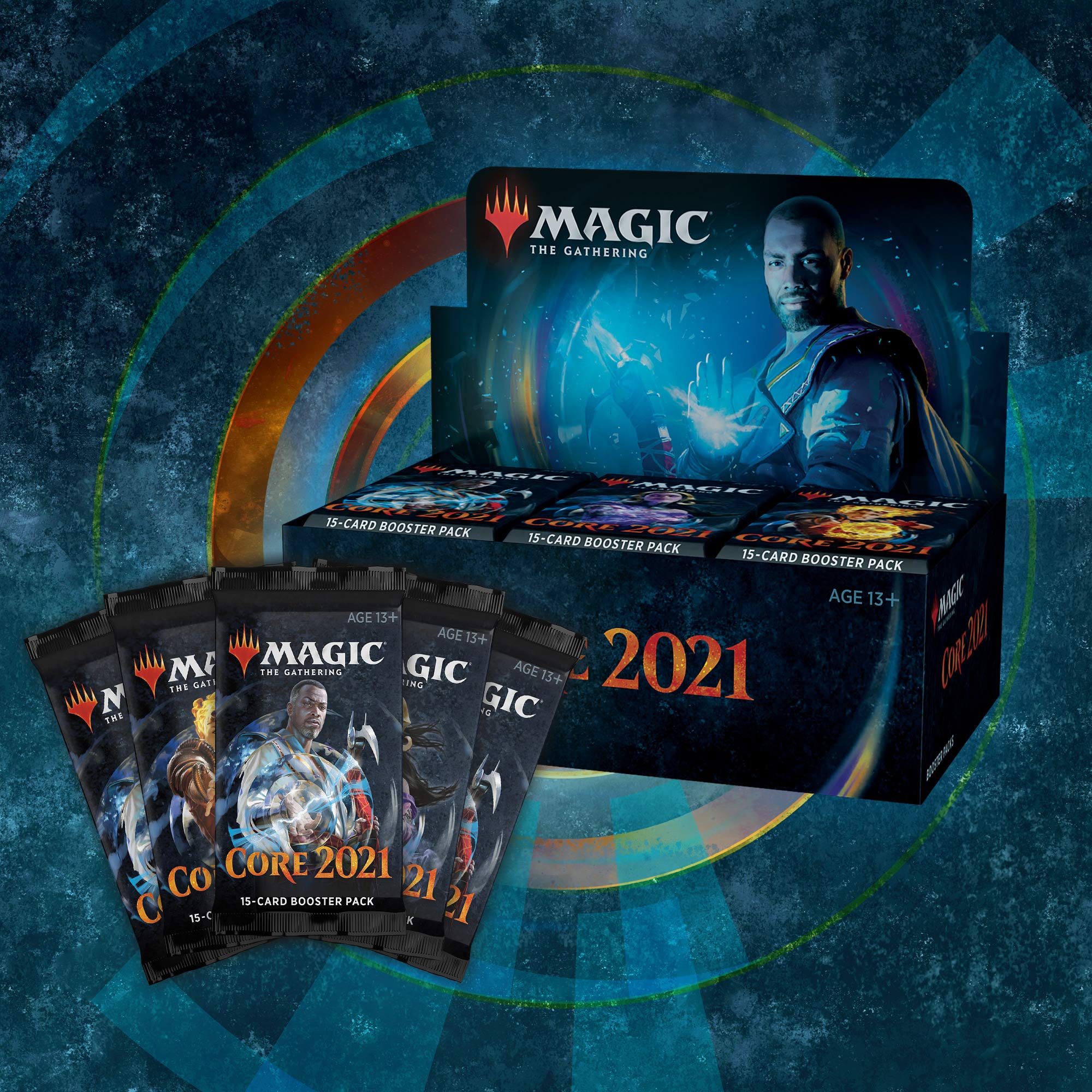 Magic: The Gathering Core Set 2021 (M21) Draft Booster Box - 36 Booster Packs (540 Cards) | Latest MTG Expansion for Collectors & Players | Perfect for Draft Tournaments, Game Nights & Card Trading