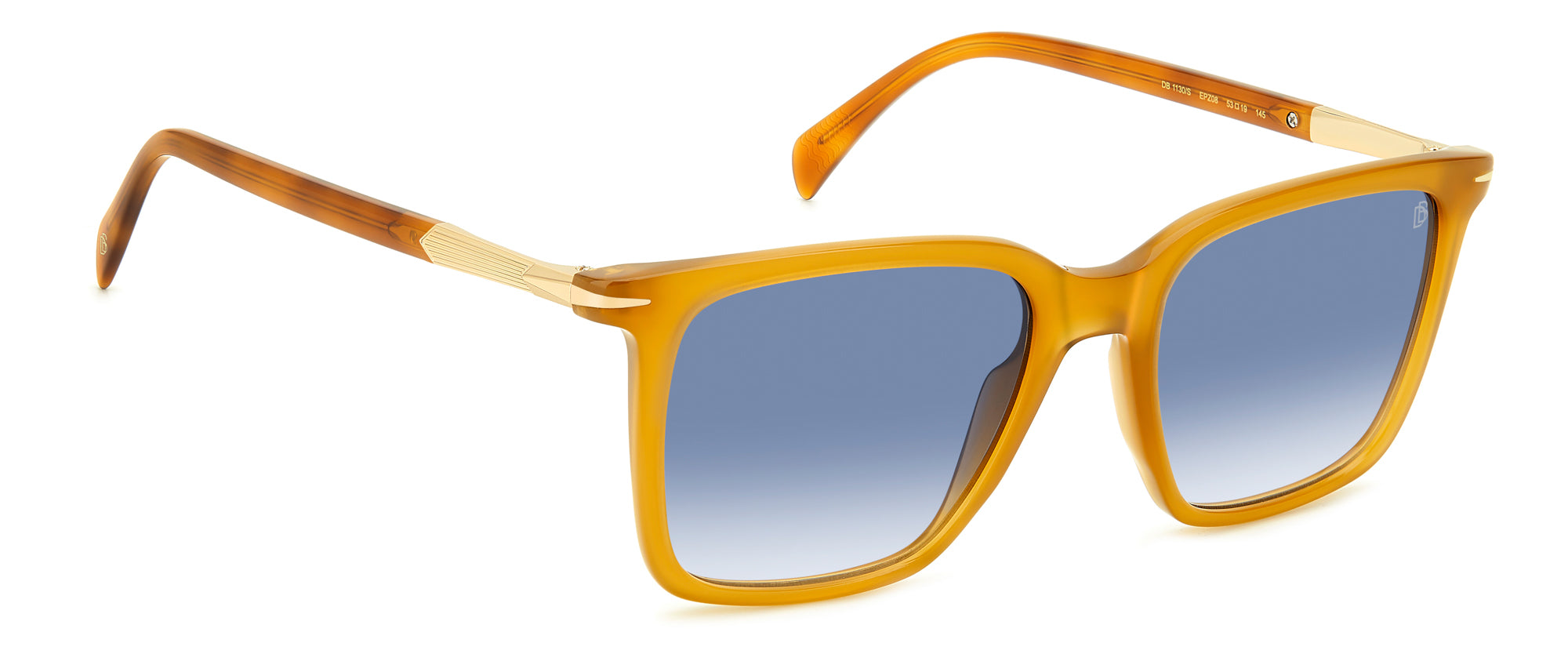 David Beckham DB1130/S Sunglasses - Polarized Aviator Style for Men & Women - UV Protection for Outdoor Sports & Driving