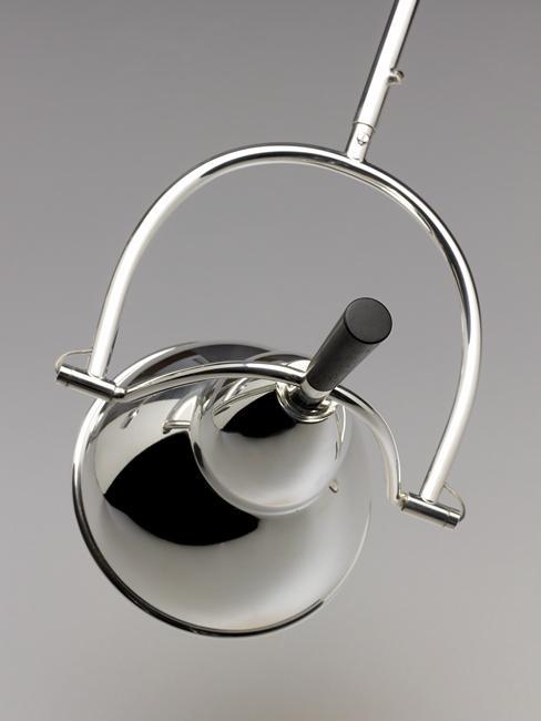 TECNOLUMEN EB 27 Table Lamp - Bauhaus Style Desk Light with Chrome Finish | Perfect for Modern Living Room, Office, or Bedroom Lighting
