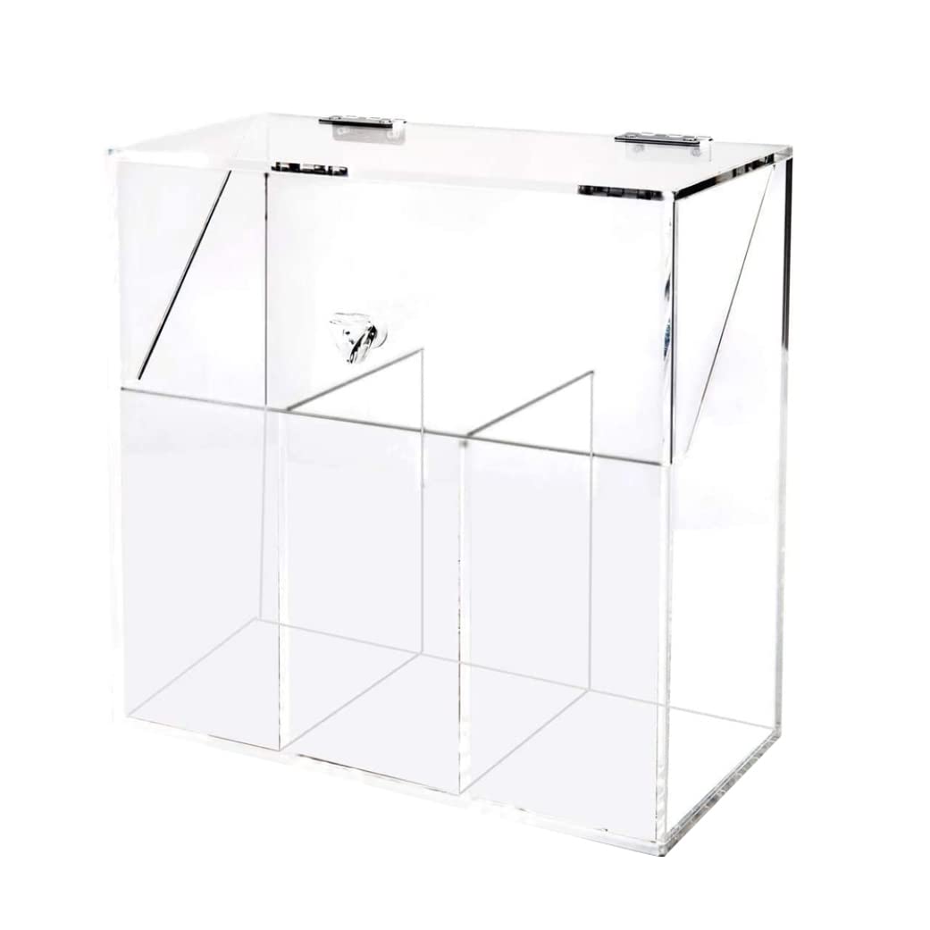 Clear Acrylic Makeup Brush Organizer with Lid - Cosmetic Brush Storage Box & Holder for Vanity, Travel, Salon | Waterproof & Dustproof Makeup Brush Case for Professional Artists & Home Use