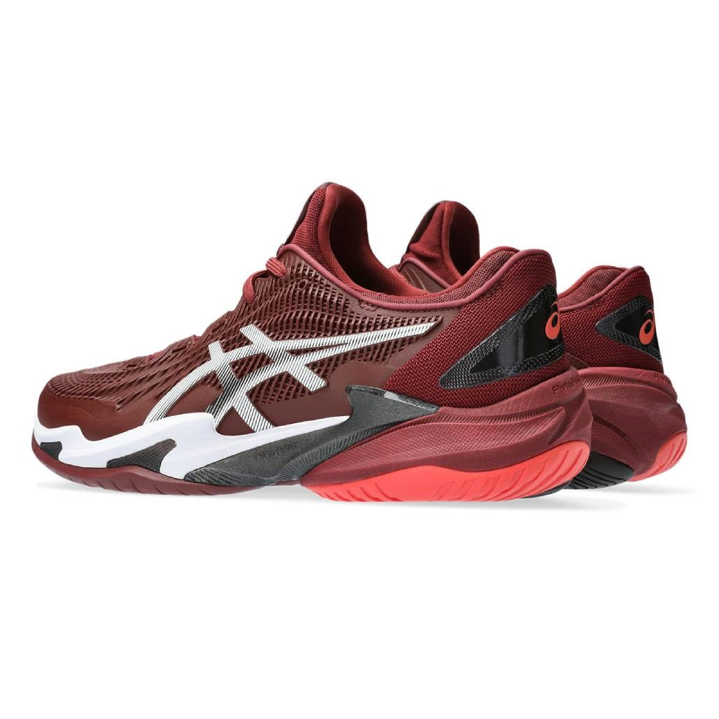 ASICS Court FF 3 Men's Tennis Shoes - High-Performance Indoor/Outdoor Court Sneakers for Tennis & Pickleball (Red/White) - Ideal for Competitive Play & Training Sessions