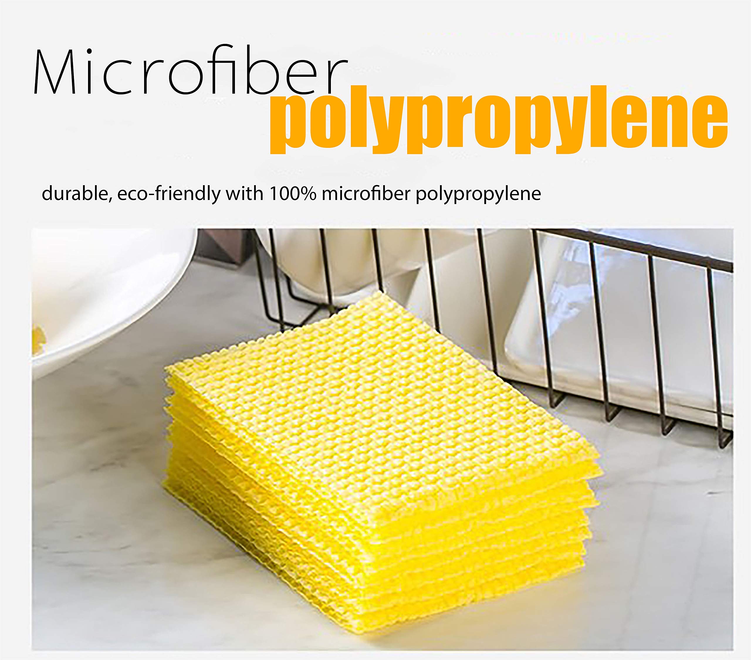 BLACKPAN Disposable Scrub Sheets - Non-Scratch Cleaning Pads for Kitchen & Dishwashing | Paper Towel Format Scouring Sponges (1 Roll) | Perfect for Pots, Pans, Countertops & Stove Cleaning
