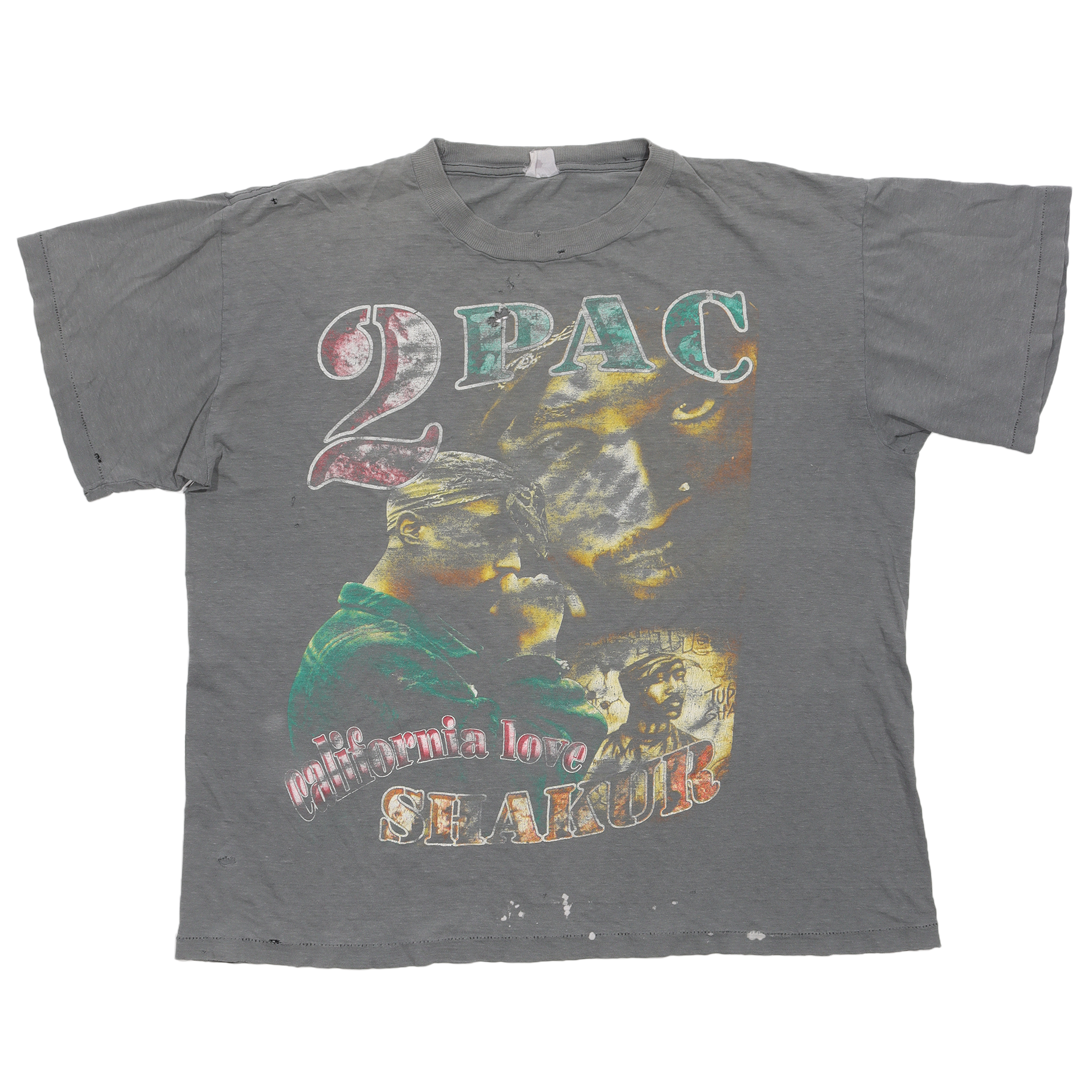 Vintage 1990s Tupac Shakur Graphic T-Shirt - Retro Hip Hop Rap Music Tee for Men & Women - Perfect for Concerts, Streetwear & 90s Fashion