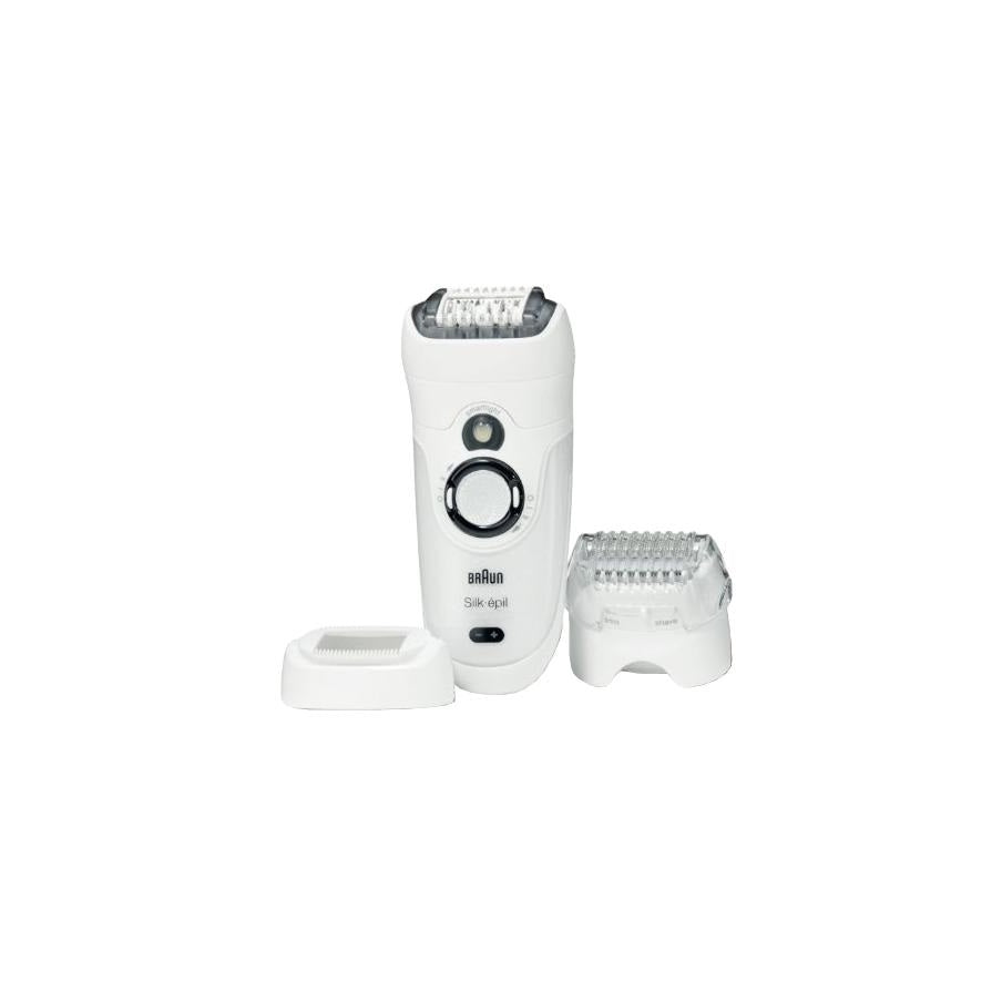 Braun 7281 Silk Epil 7 X'elle Wet & Dry Epilator for Women - 110/220V Dual Voltage - Painless Hair Removal for Legs, Arms, Bikini & Face - Corded Epilation at Home or Travel