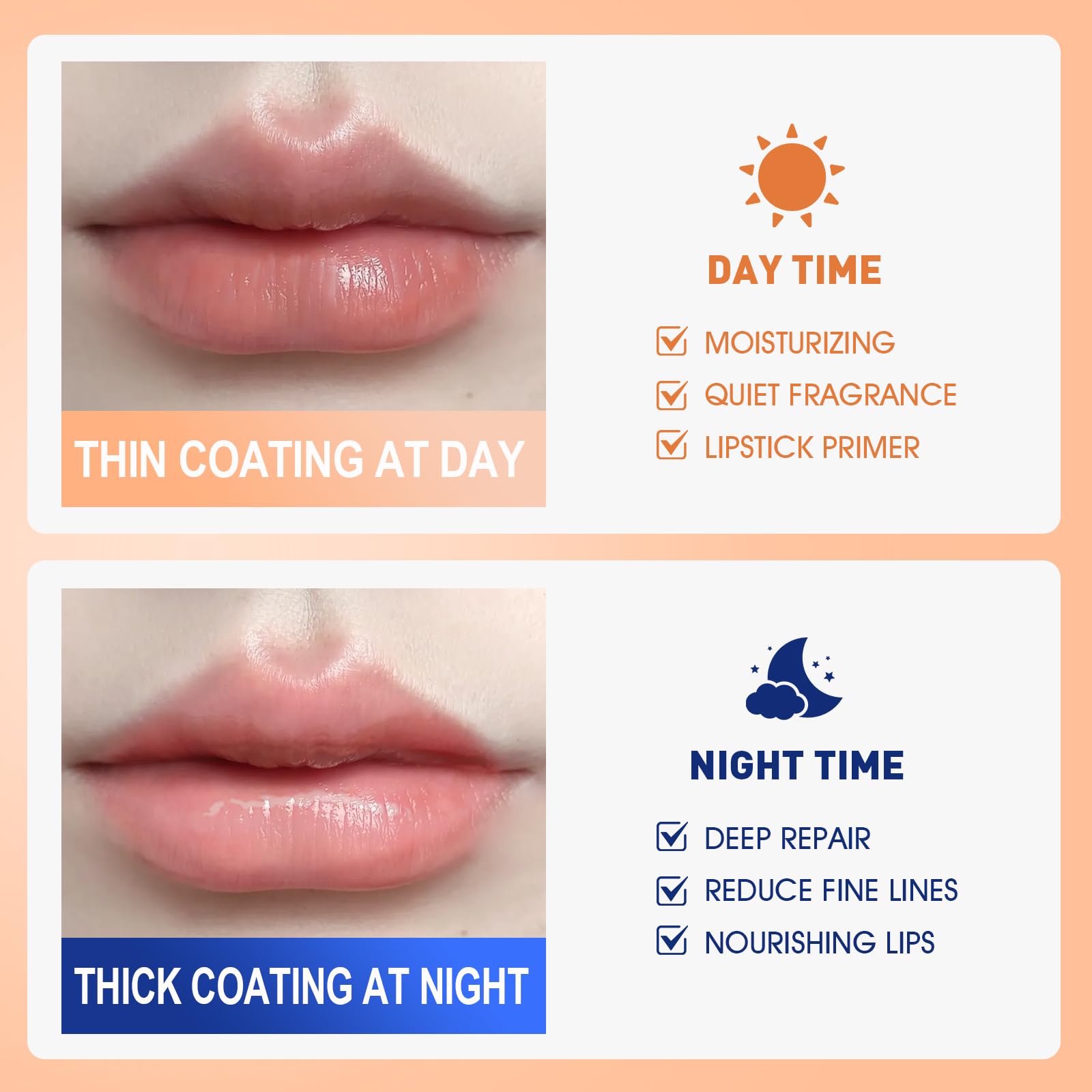 12 Pack Lip Sleeping Mask Set - Overnight Hydrating Lip Treatment with Vitamin C & Coconut Oil, Nourishing Lip Balm for Dry Lips to Reduce Fine Lines & Enhance Lip Color - Perfect for Night Care & Daily Lip Moisturizing