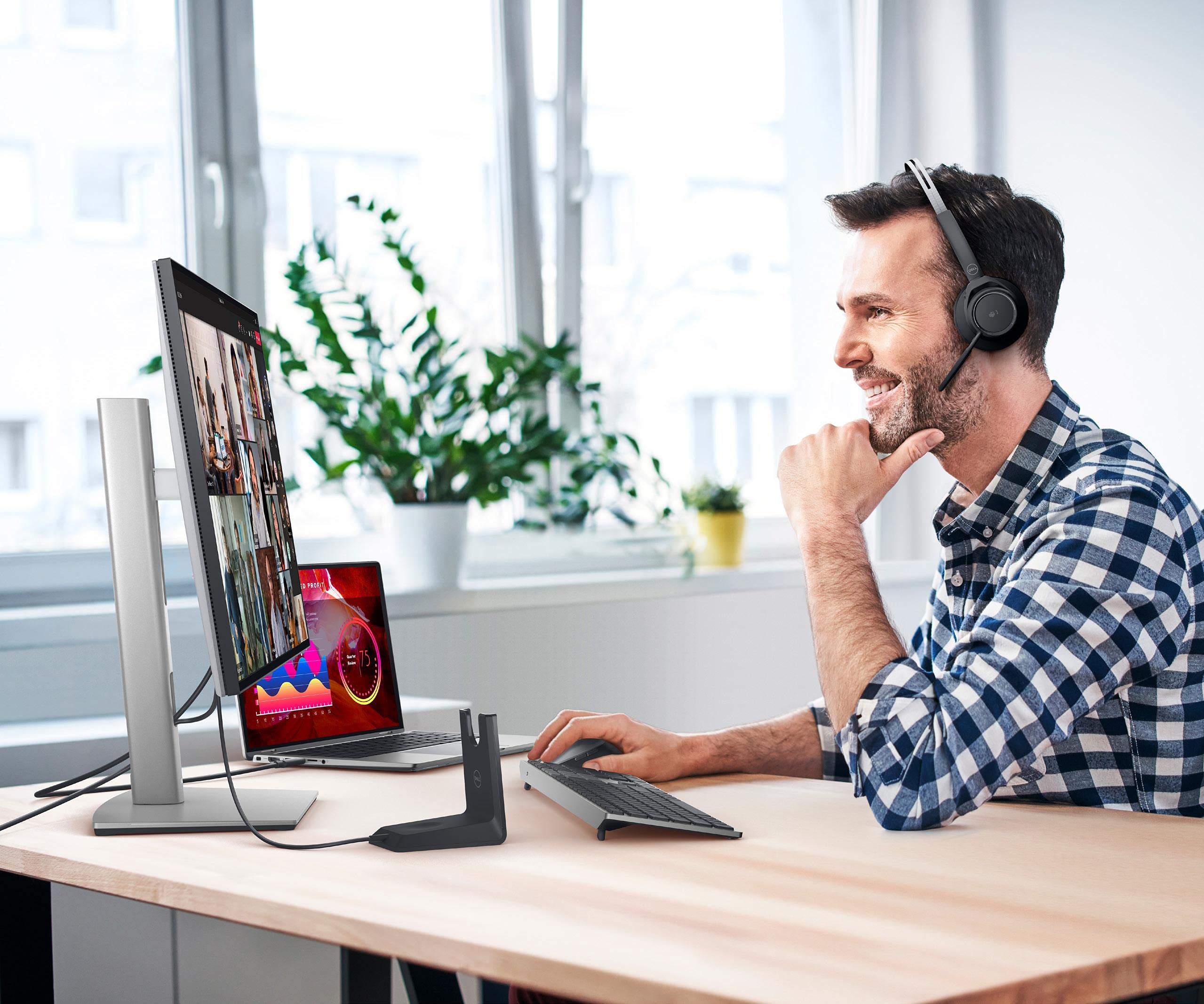 Dell Premier Noise Cancelling Headset - Black, 7.9