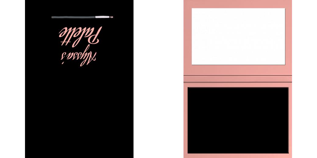 Custom Junior Z Palette - Magnetic Makeup Palette for Eyeshadows & Blush - Perfect for Travel & Professional Makeup Artists
